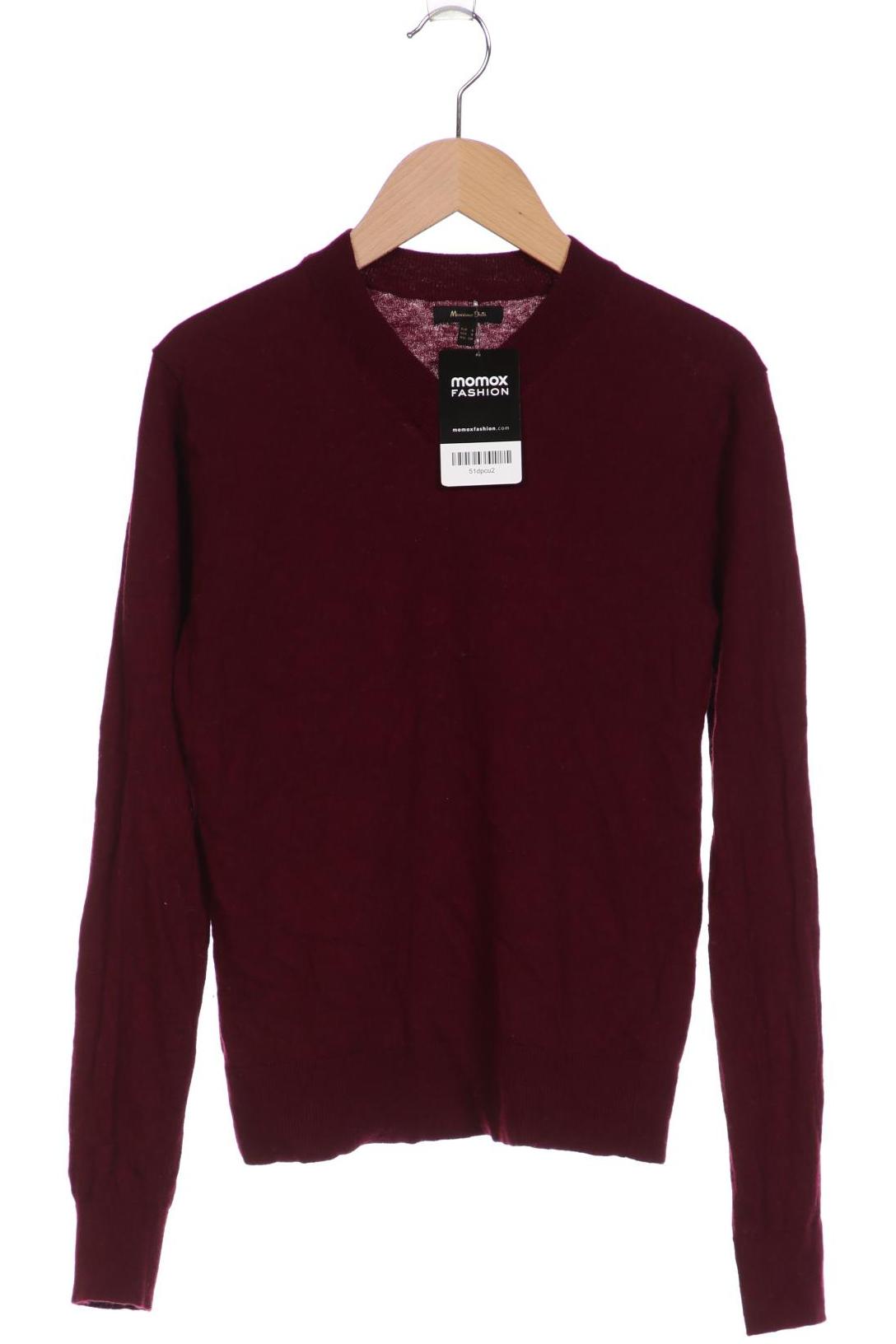 

Massimo Dutti Damen Pullover, bordeaux, Gr. 36