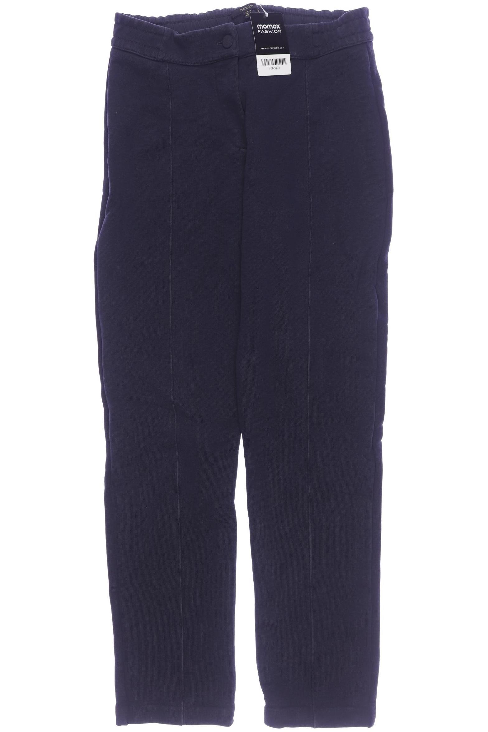 

Massimo Dutti Damen Stoffhose, marineblau, Gr. 0