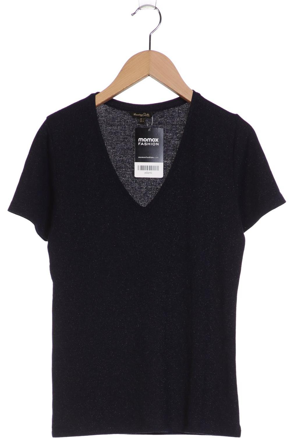 

Massimo Dutti Damen T-Shirt, marineblau, Gr. 36