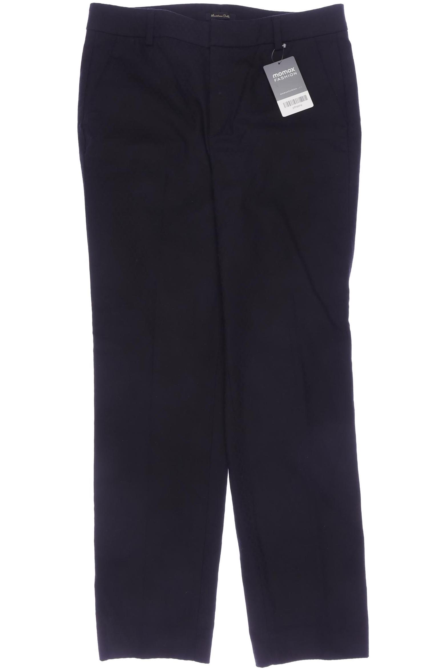 

Massimo Dutti Damen Stoffhose, schwarz, Gr. 40