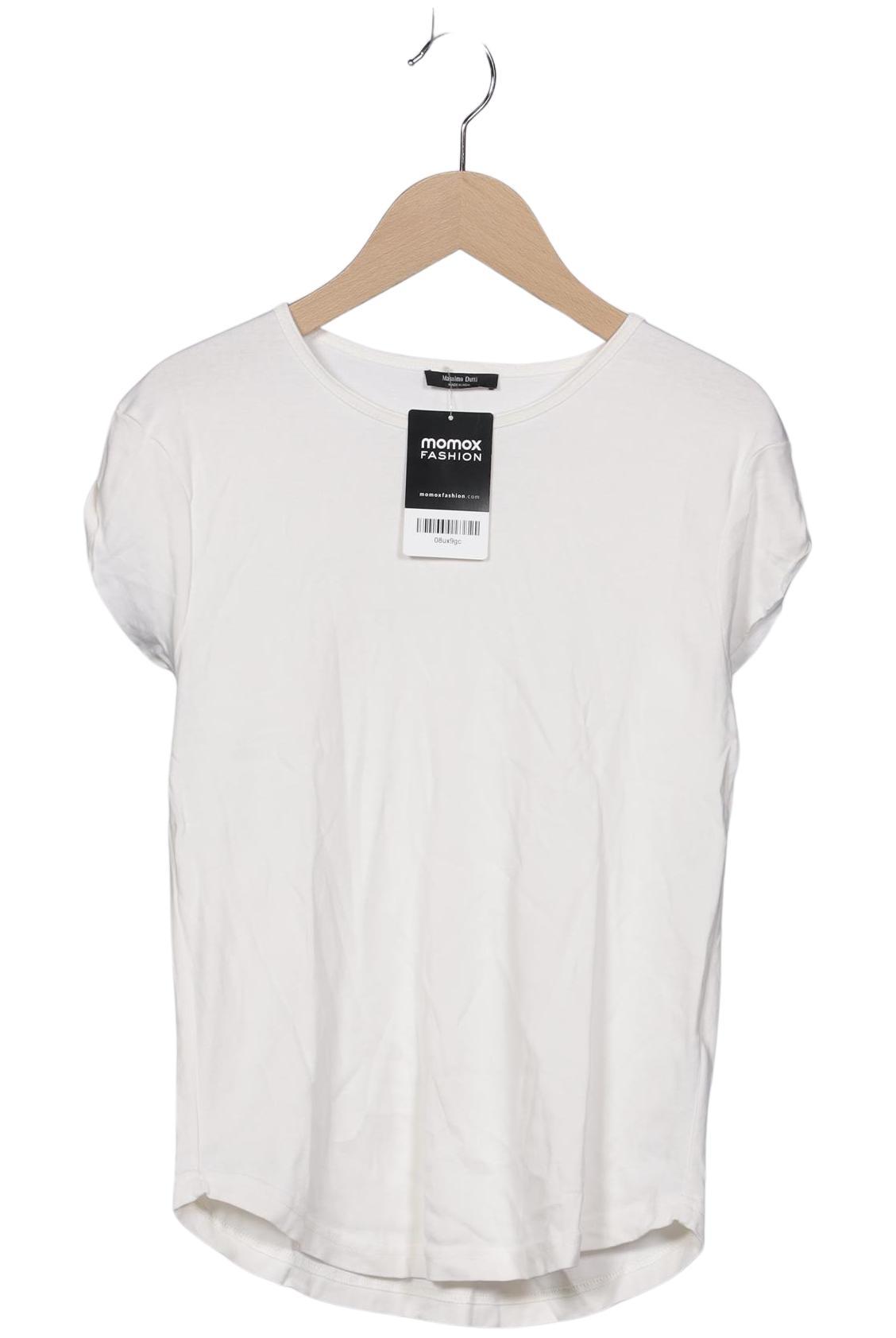 

Massimo Dutti Damen T-Shirt, cremeweiß, Gr. 36