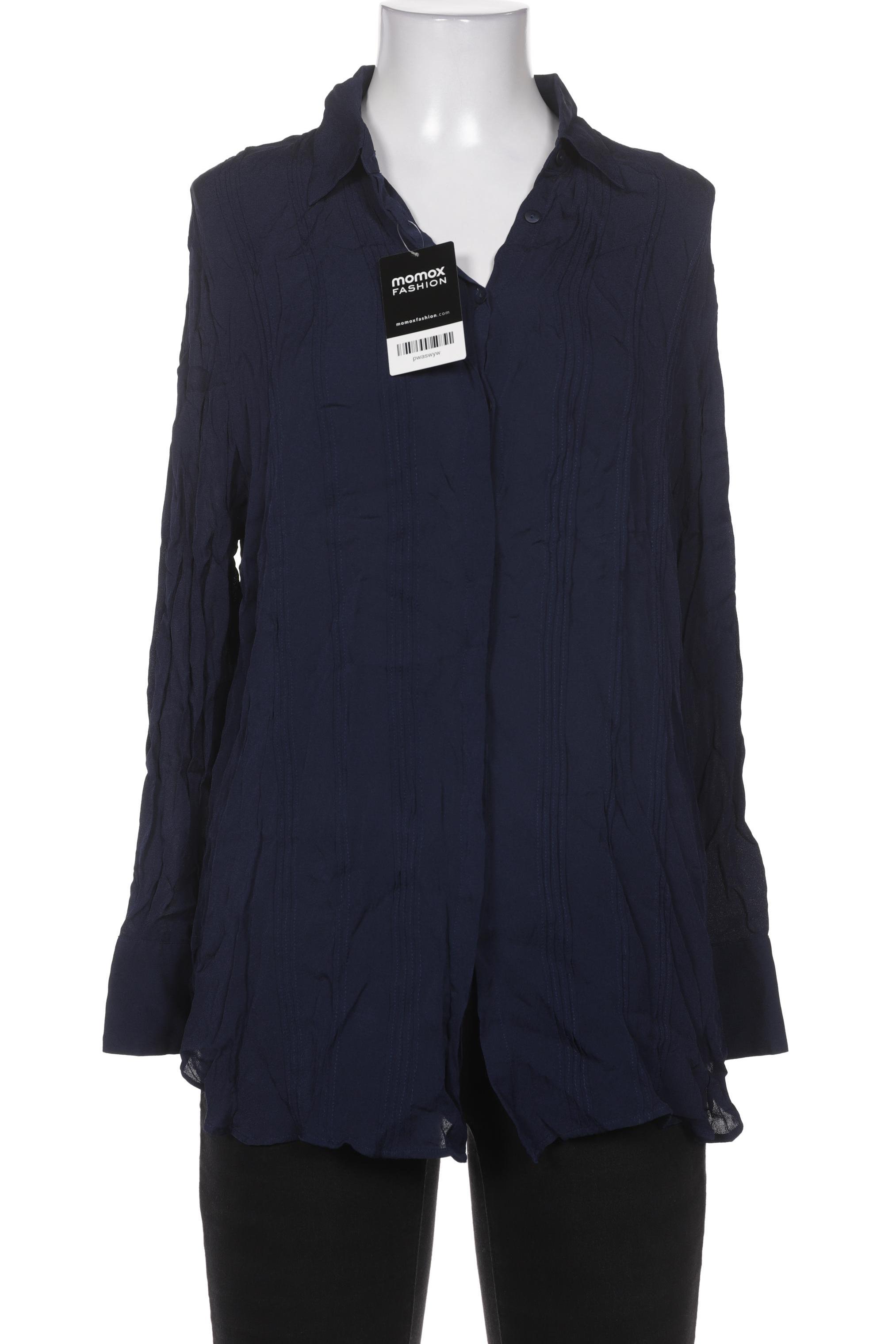 

Massimo Dutti Damen Bluse, marineblau, Gr. 36