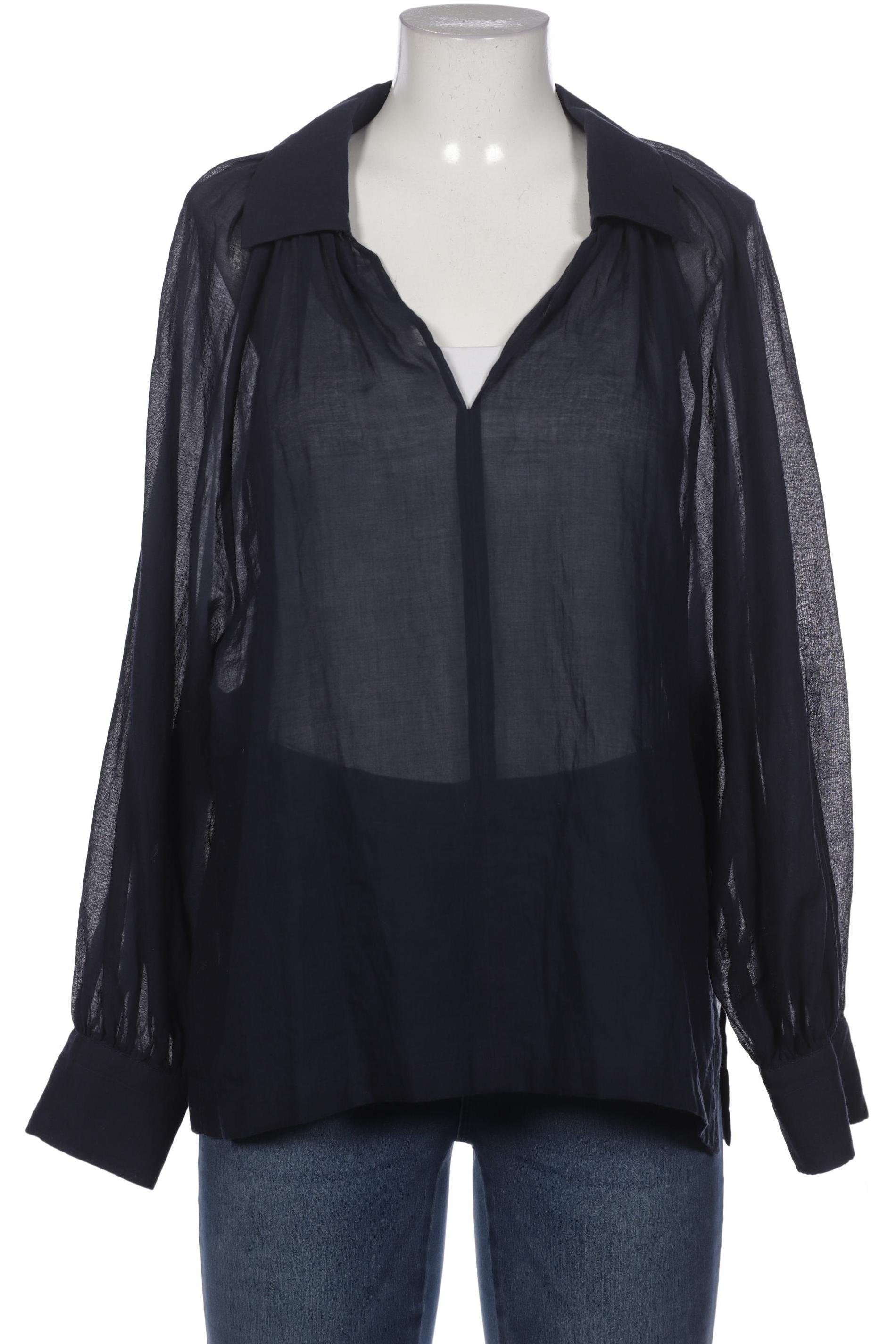 

Massimo Dutti Damen Bluse, marineblau, Gr. 38