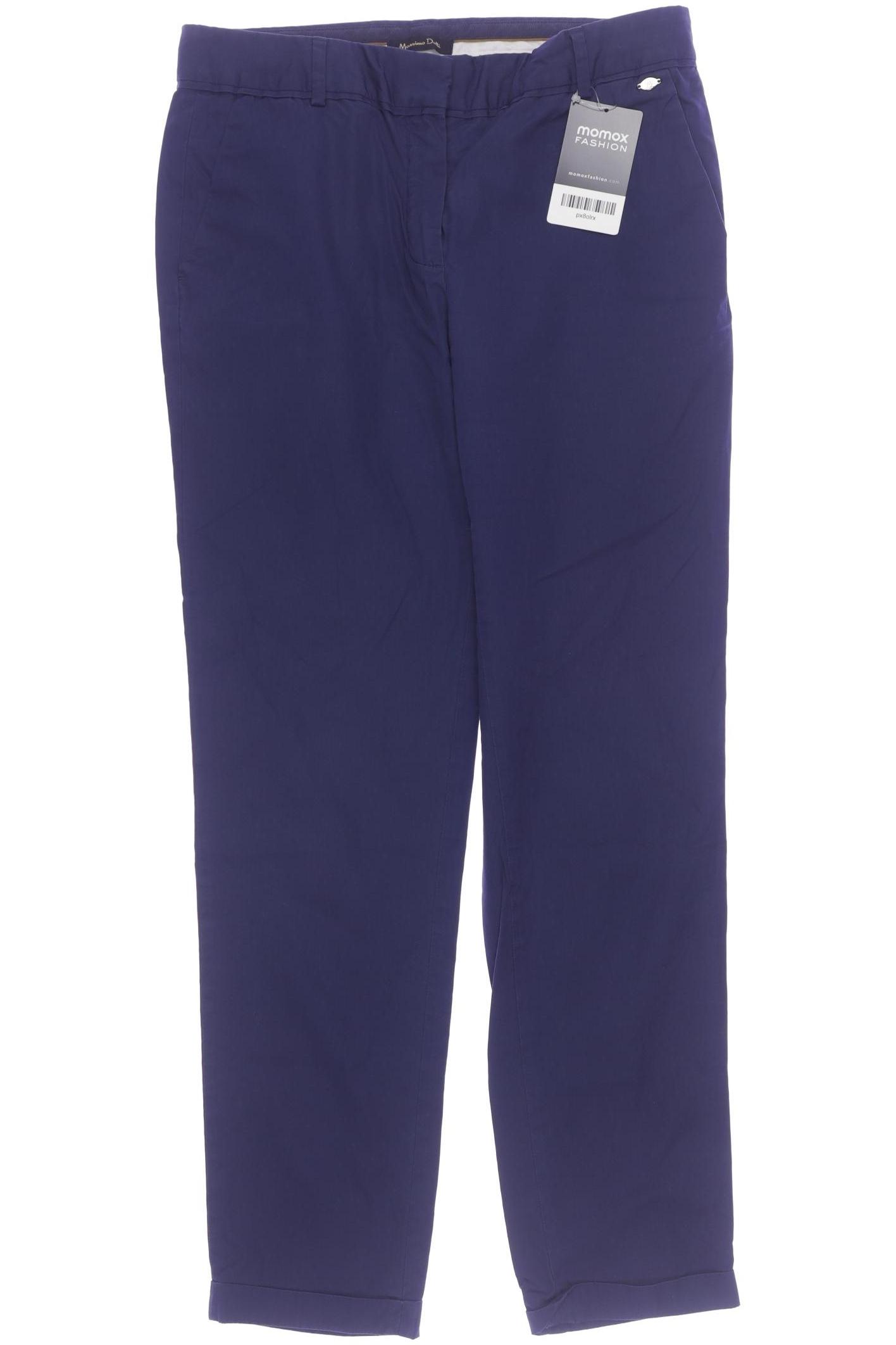 

Massimo Dutti Damen Stoffhose, marineblau, Gr. 36