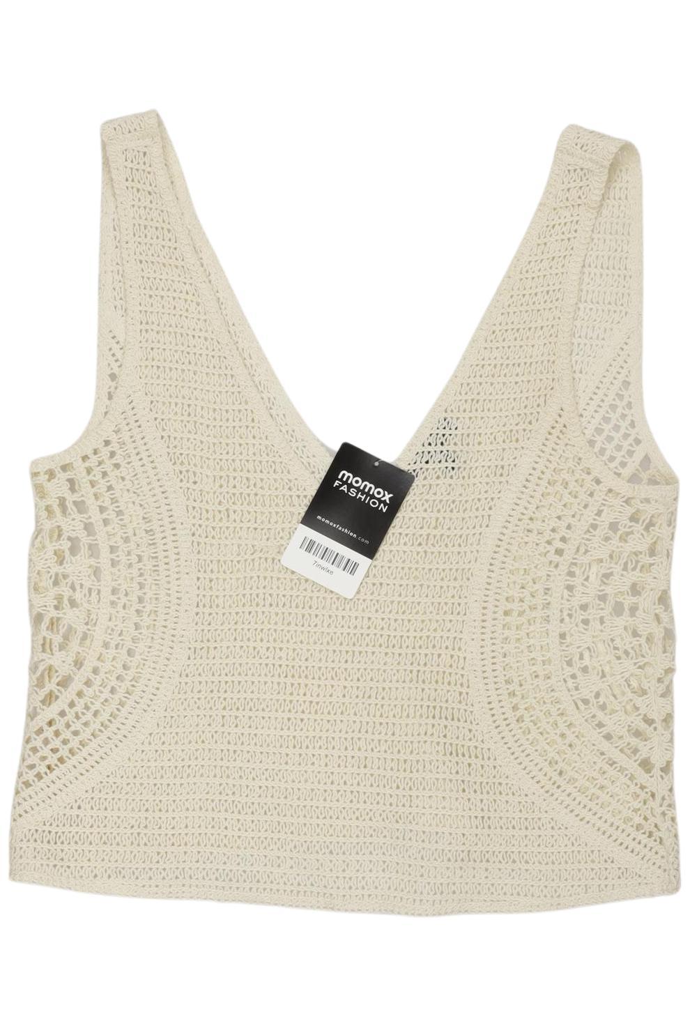 

Massimo Dutti Damen Top, cremeweiß, Gr. 34