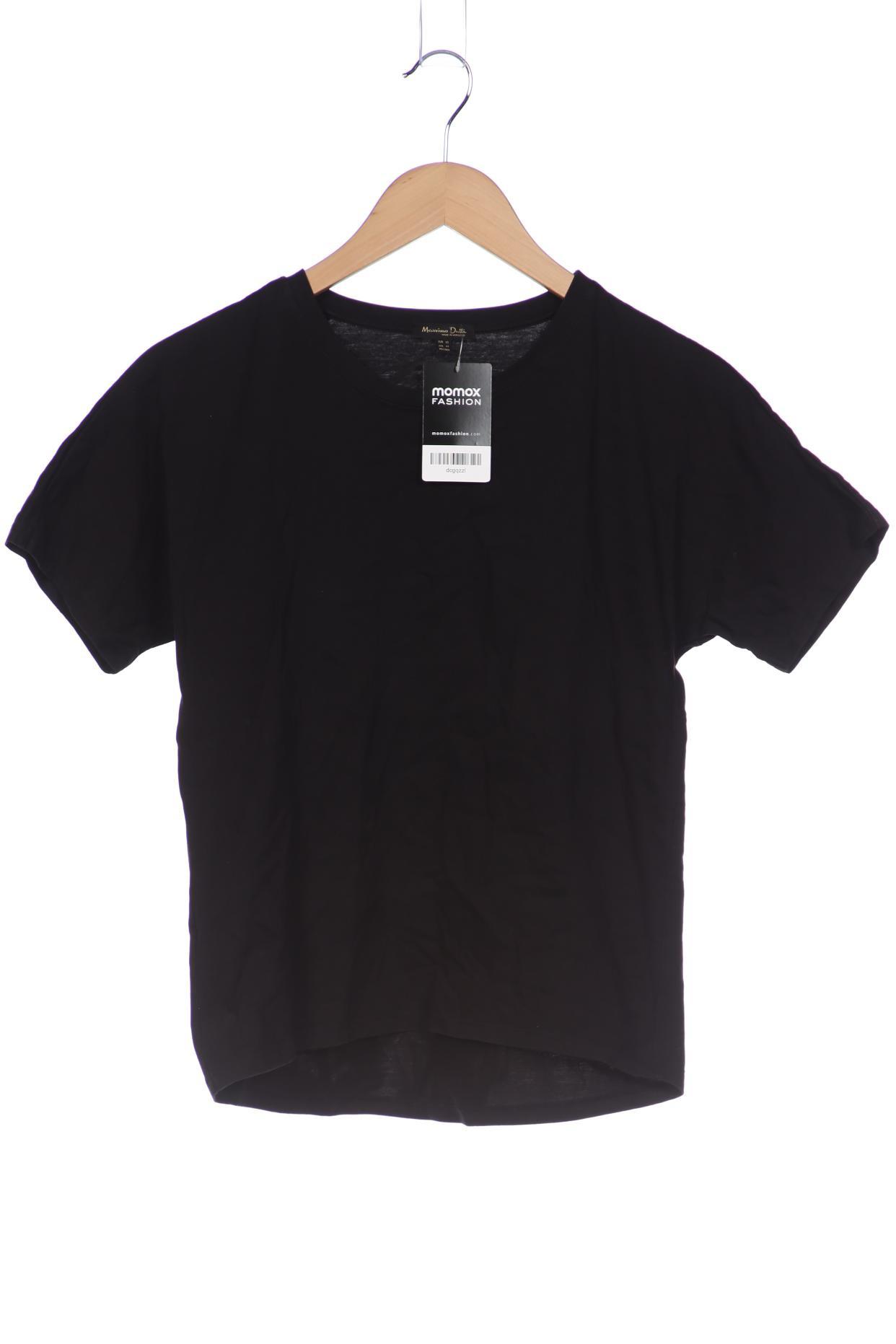 

Massimo Dutti Damen T-Shirt, schwarz, Gr. 34