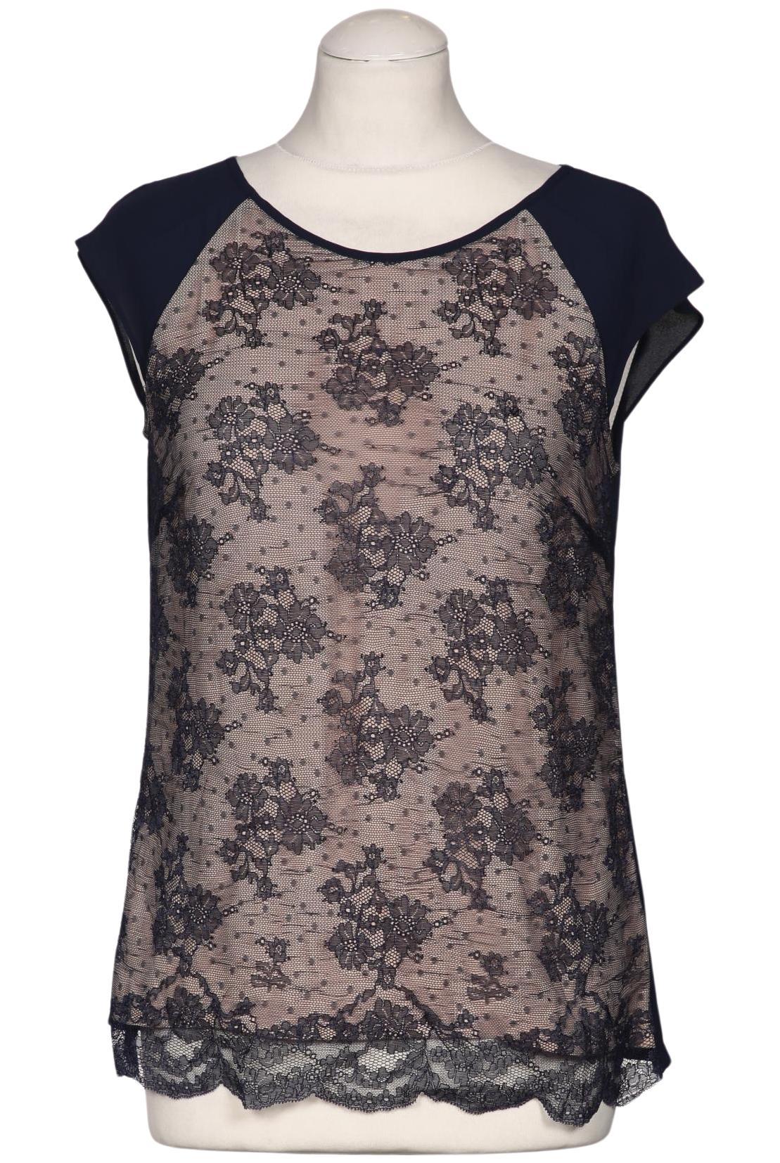 

Massimo Dutti Damen Bluse, marineblau, Gr. 38