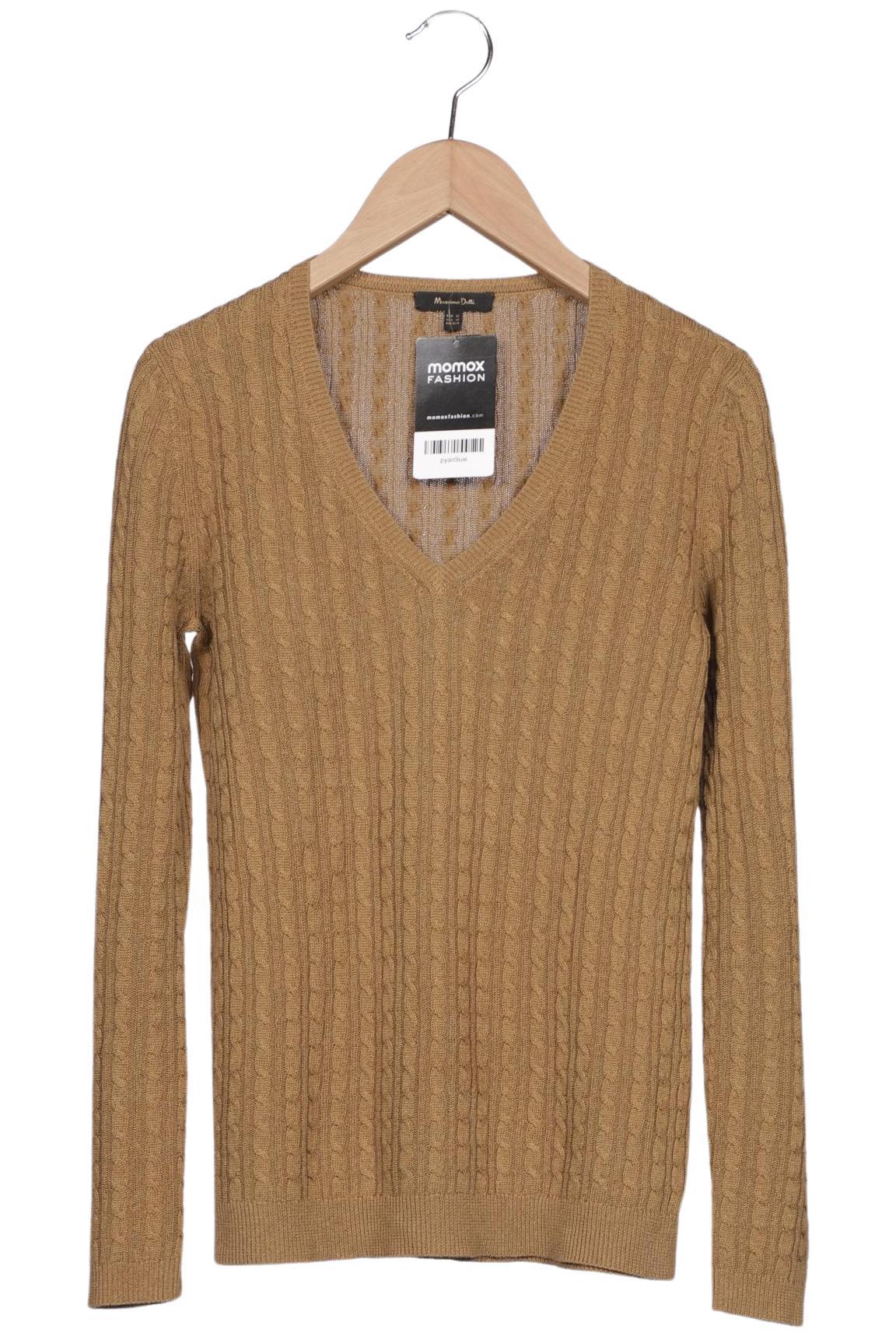 

Massimo Dutti Damen Pullover, braun, Gr. 34