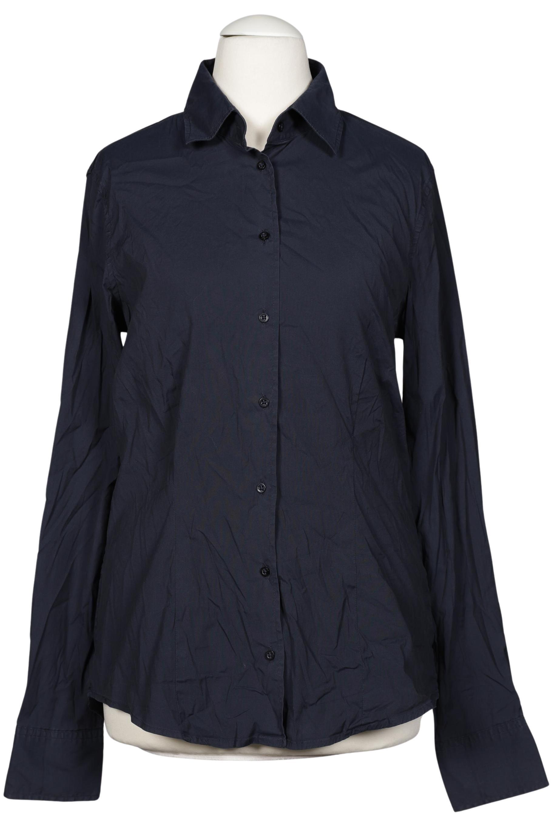 

Massimo Dutti Damen Bluse, marineblau, Gr. 40