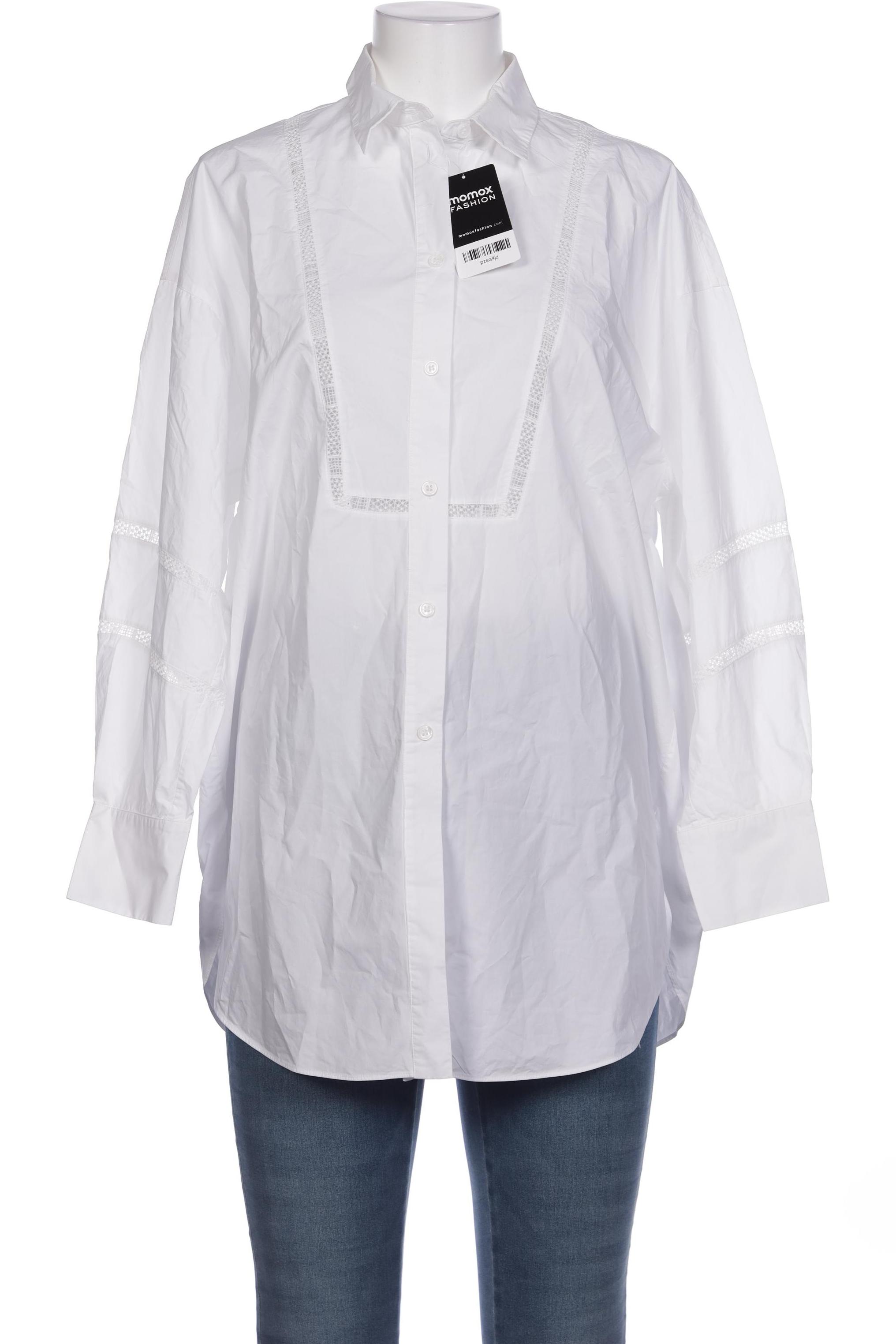 

Massimo Dutti Damen Bluse, weiß, Gr. 38