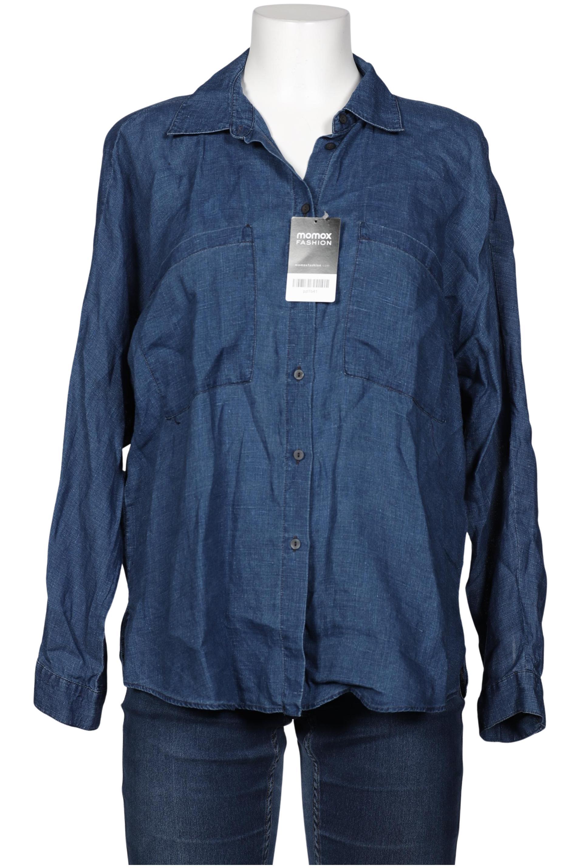 

Massimo Dutti Damen Bluse, blau, Gr. 38