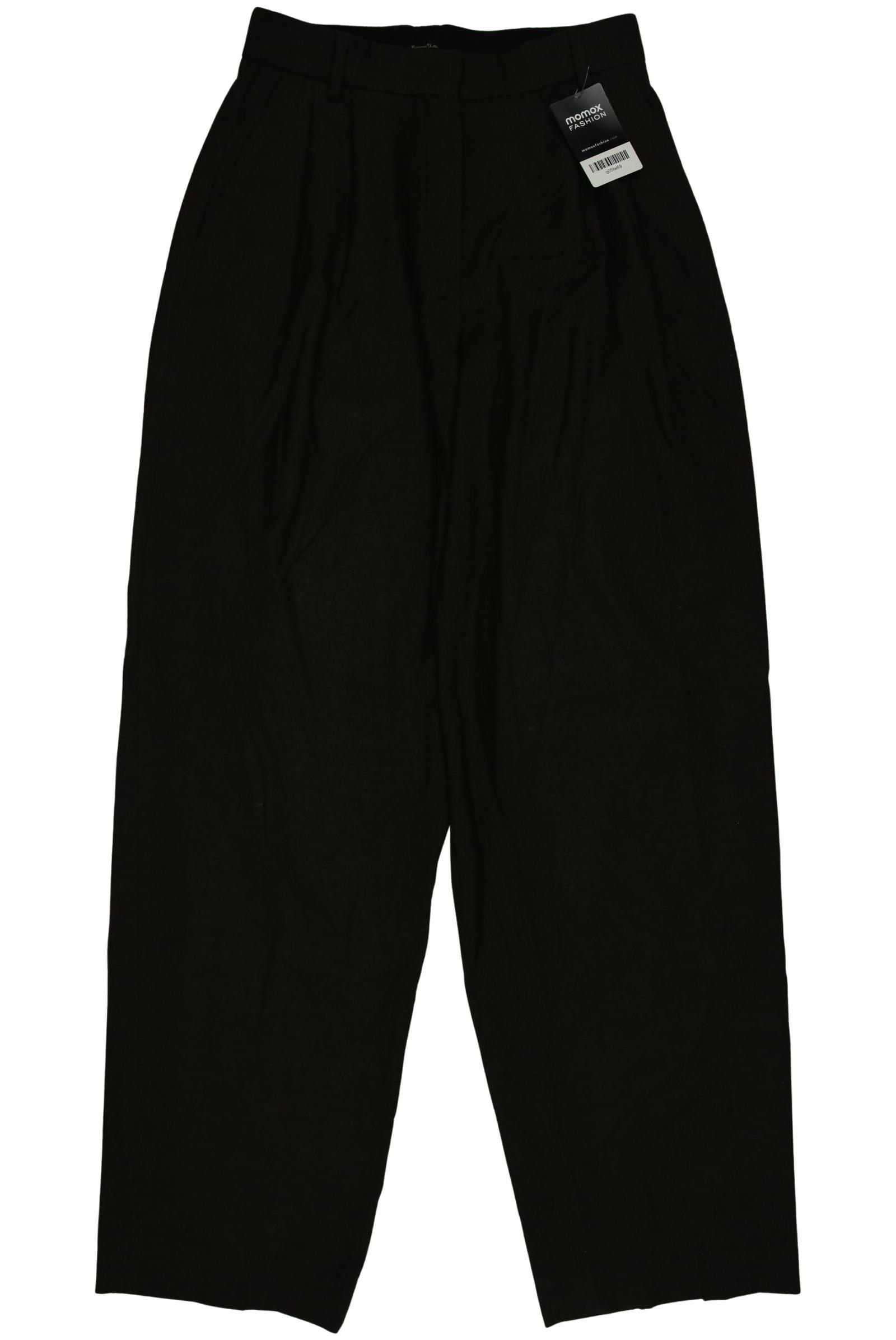 

Massimo Dutti Damen Stoffhose, schwarz, Gr. 36