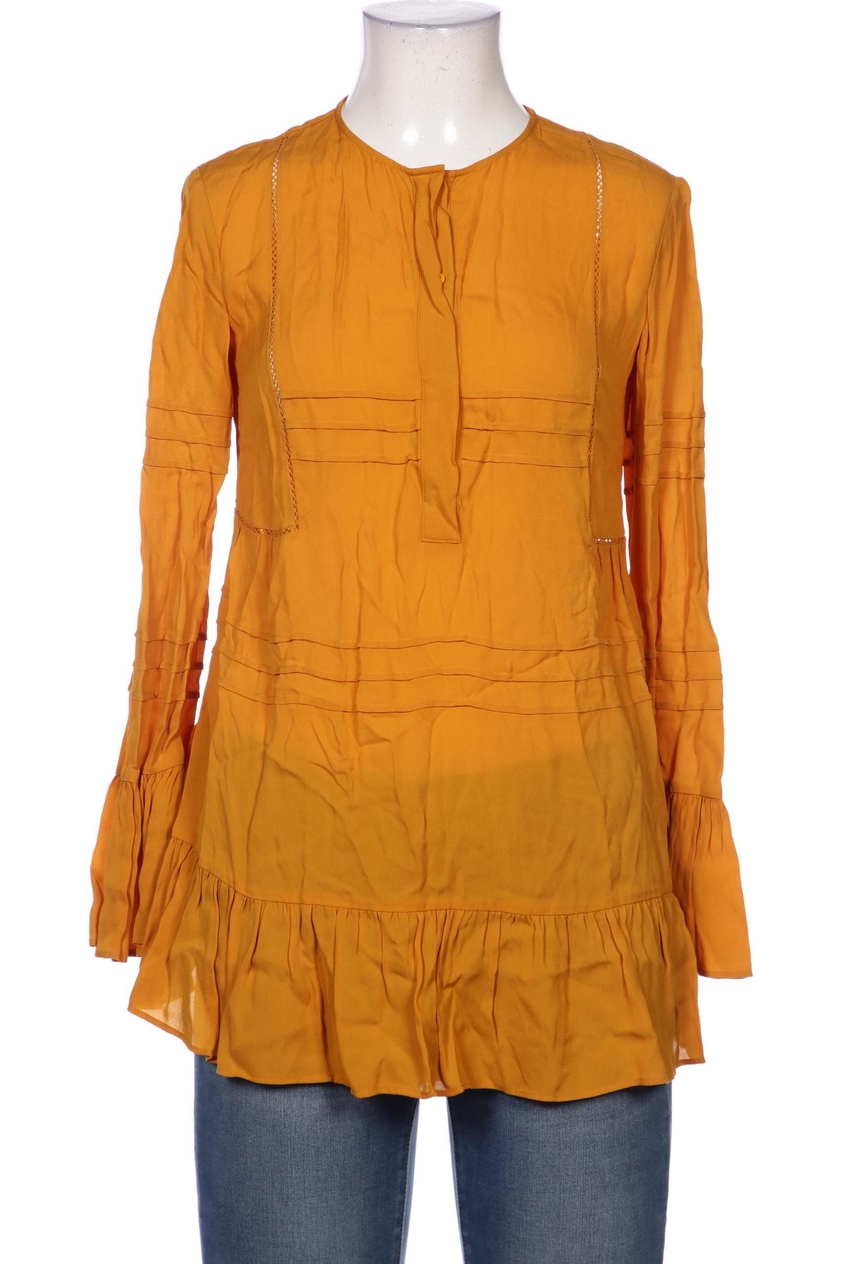 

Massimo Dutti Damen Bluse, gelb, Gr. 34