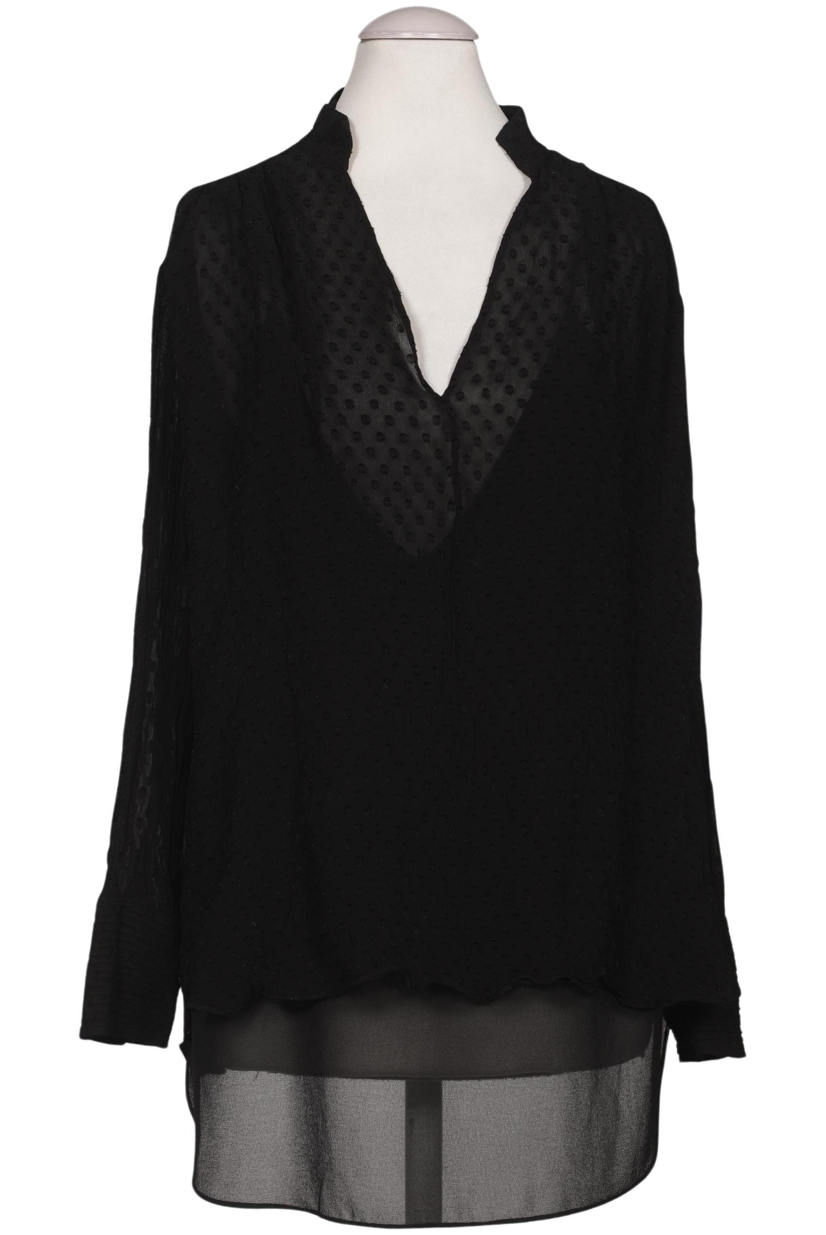 

Massimo Dutti Damen Bluse, schwarz, Gr. 40