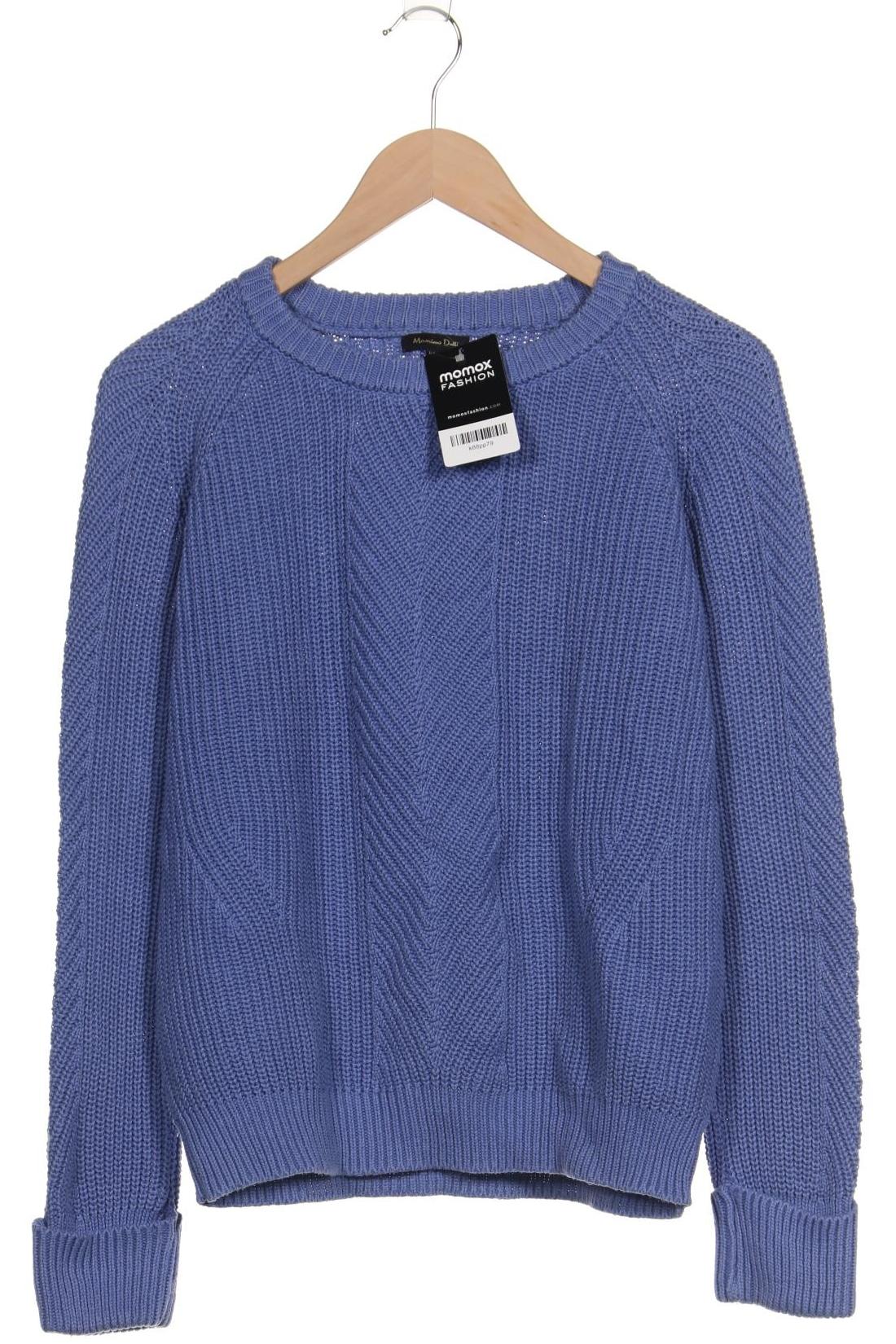 

Massimo Dutti Damen Pullover, blau, Gr. 42