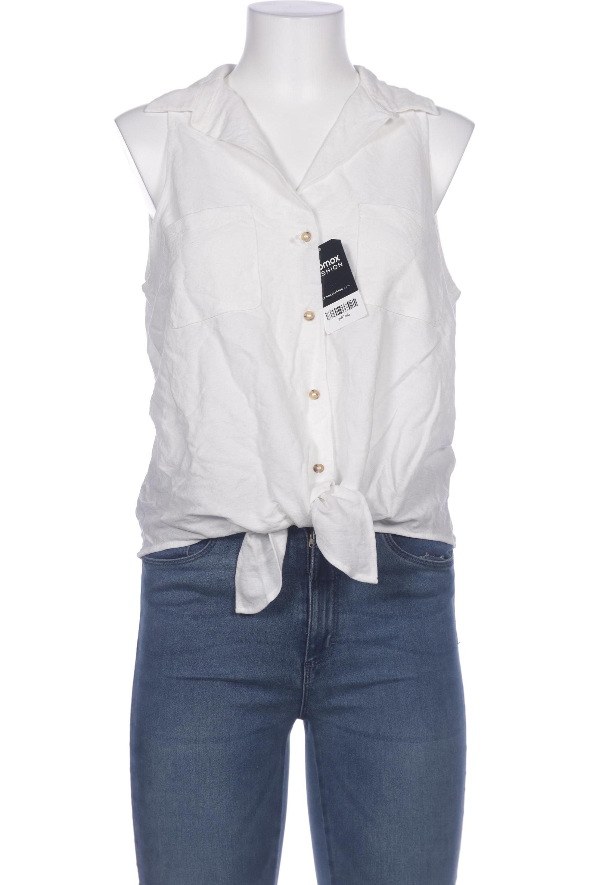 

Massimo Dutti Damen Bluse, weiß, Gr. 42