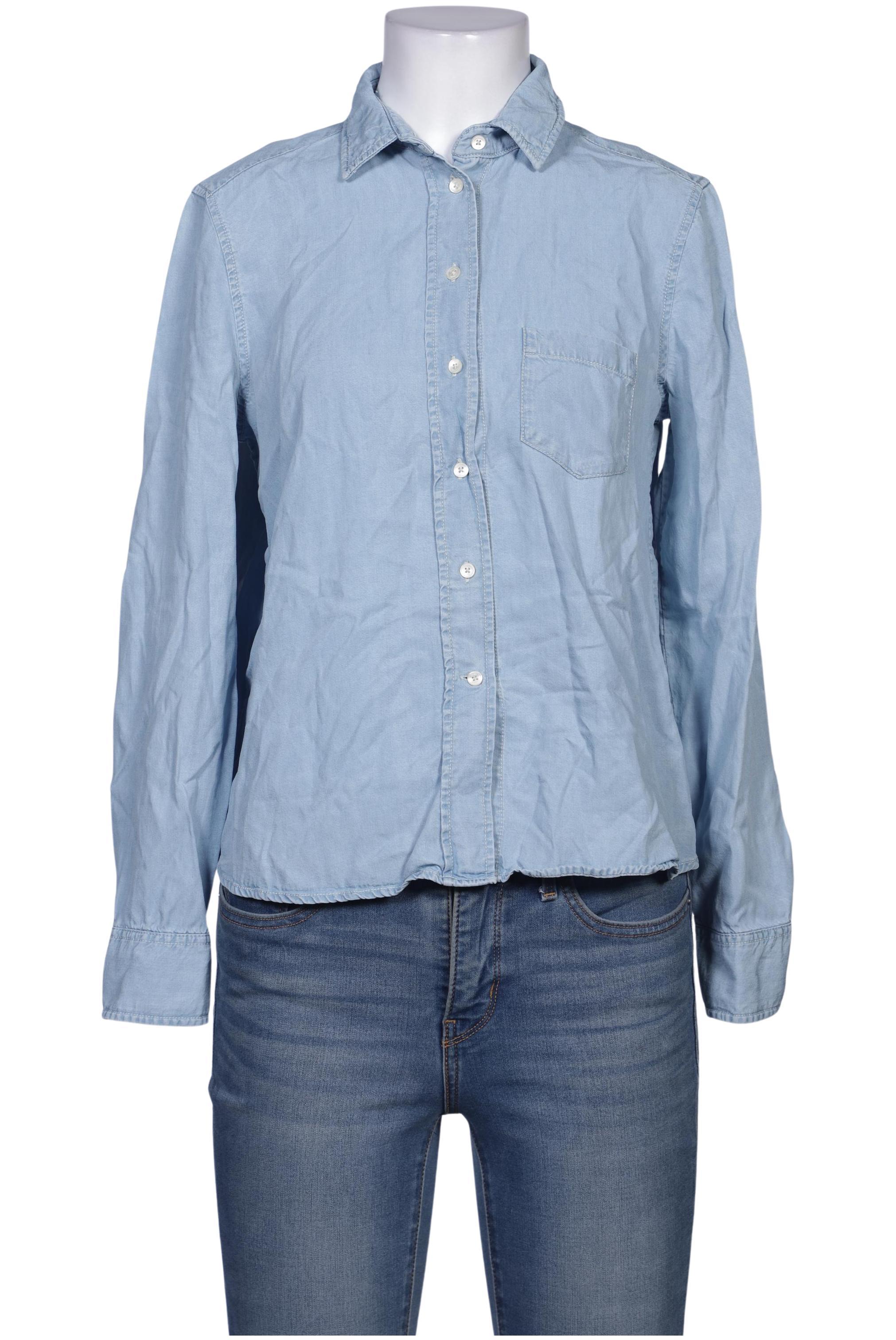 

Massimo Dutti Damen Bluse, hellblau, Gr. 38