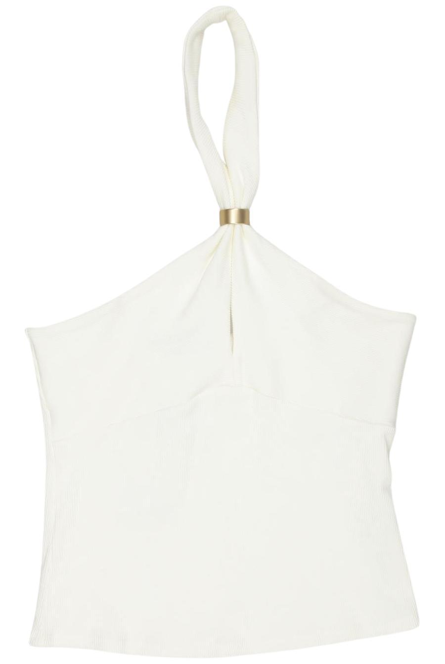 

Massimo Dutti Damen Top, cremeweiß, Gr. 38