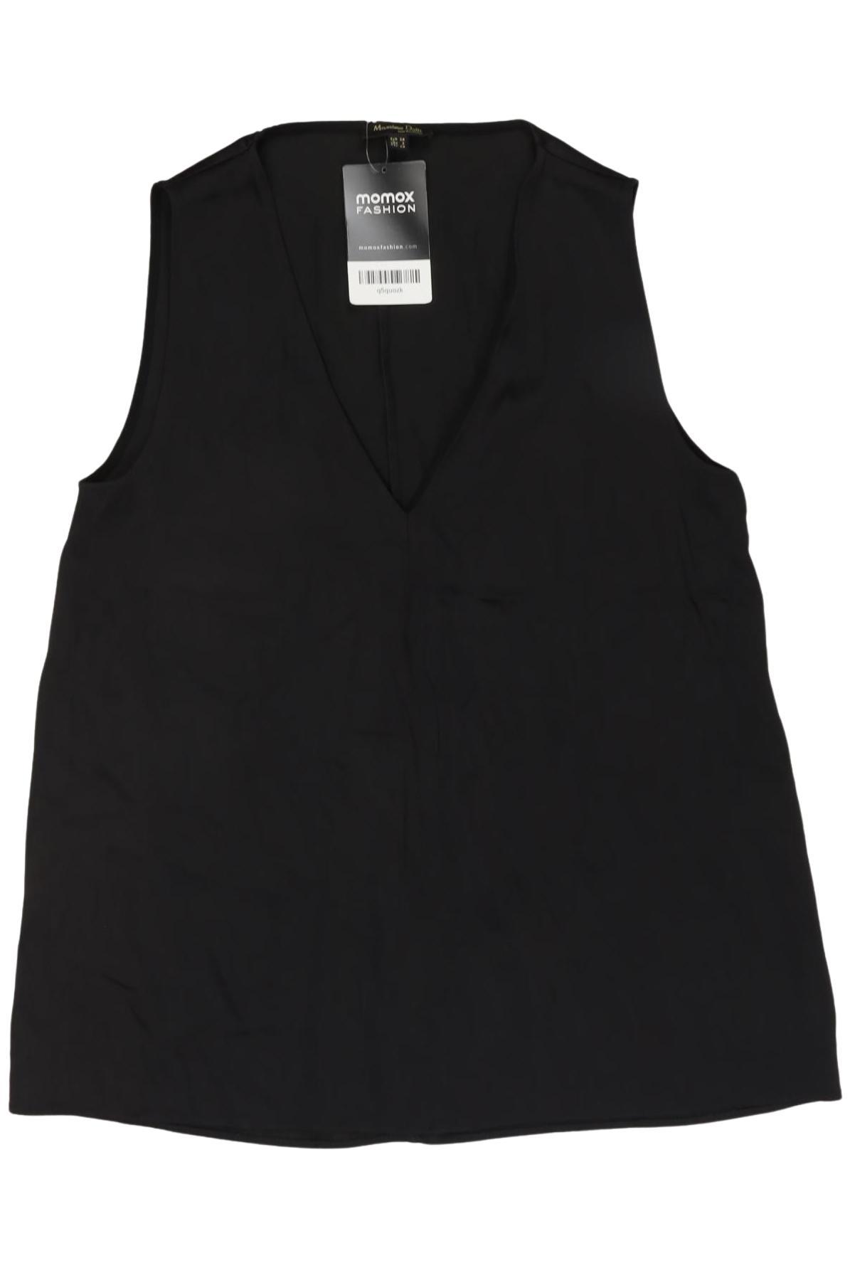 

Massimo Dutti Damen Top, schwarz, Gr. 34
