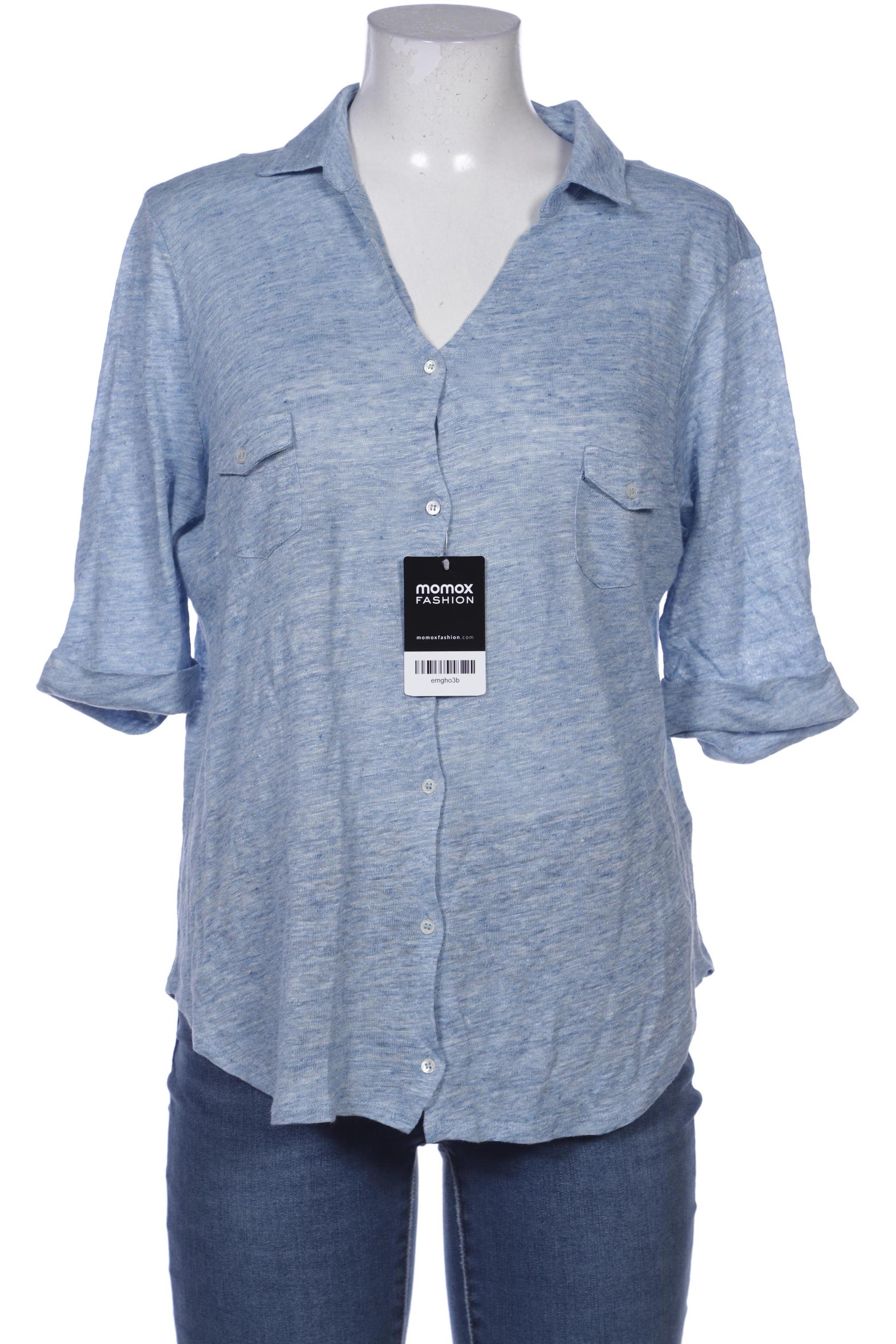 

Massimo Dutti Damen Bluse, blau, Gr. 44