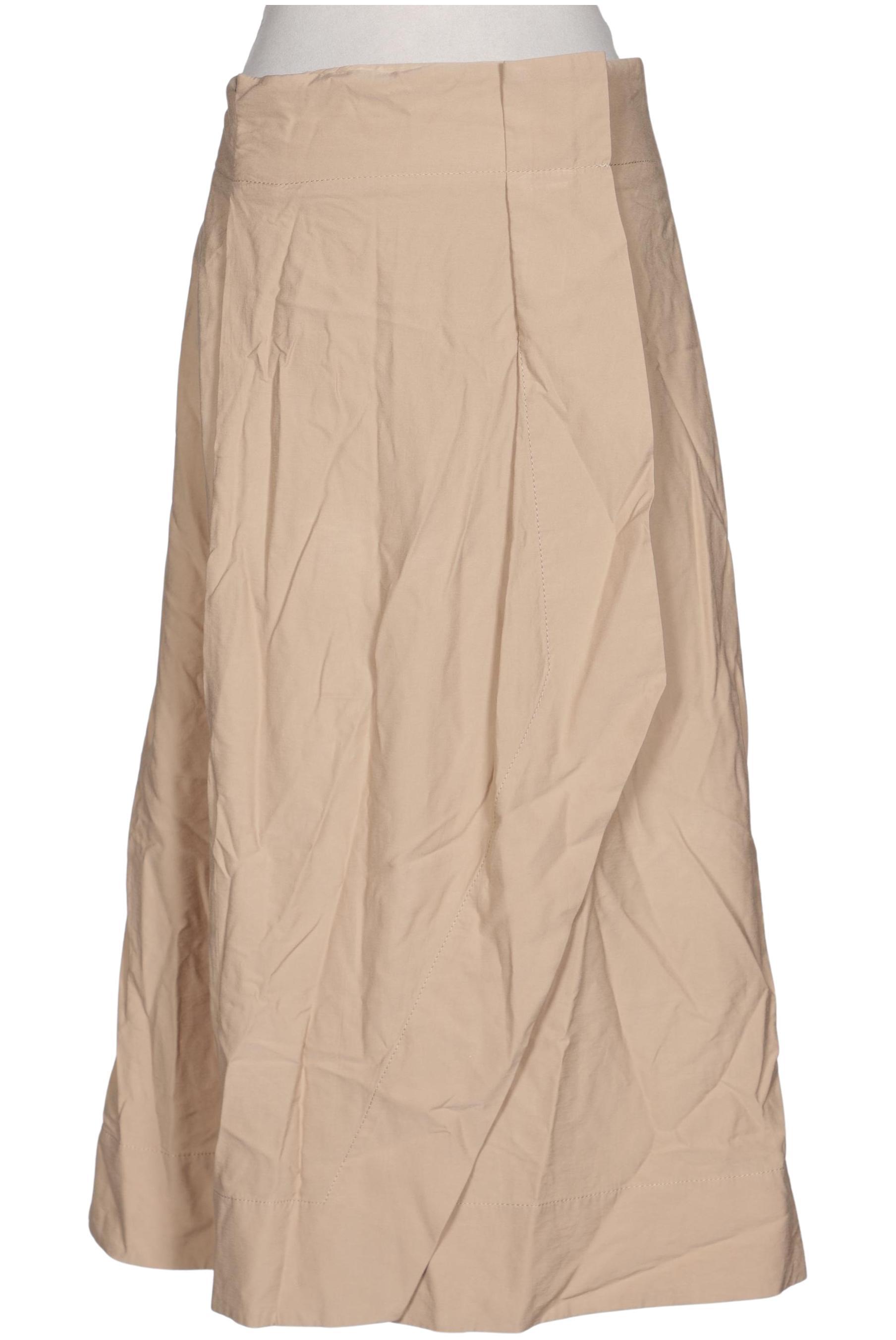 

Massimo Dutti Damen Rock, beige, Gr. 42
