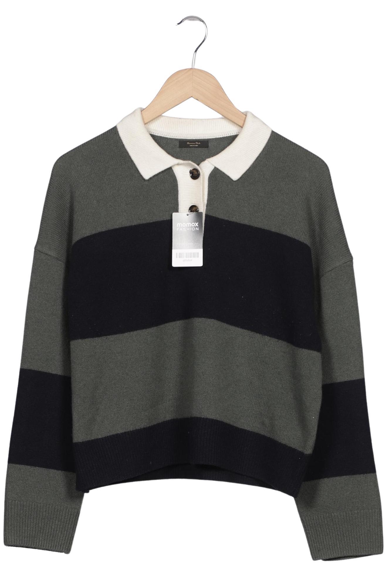 

Massimo Dutti Damen Pullover, grün, Gr. 38