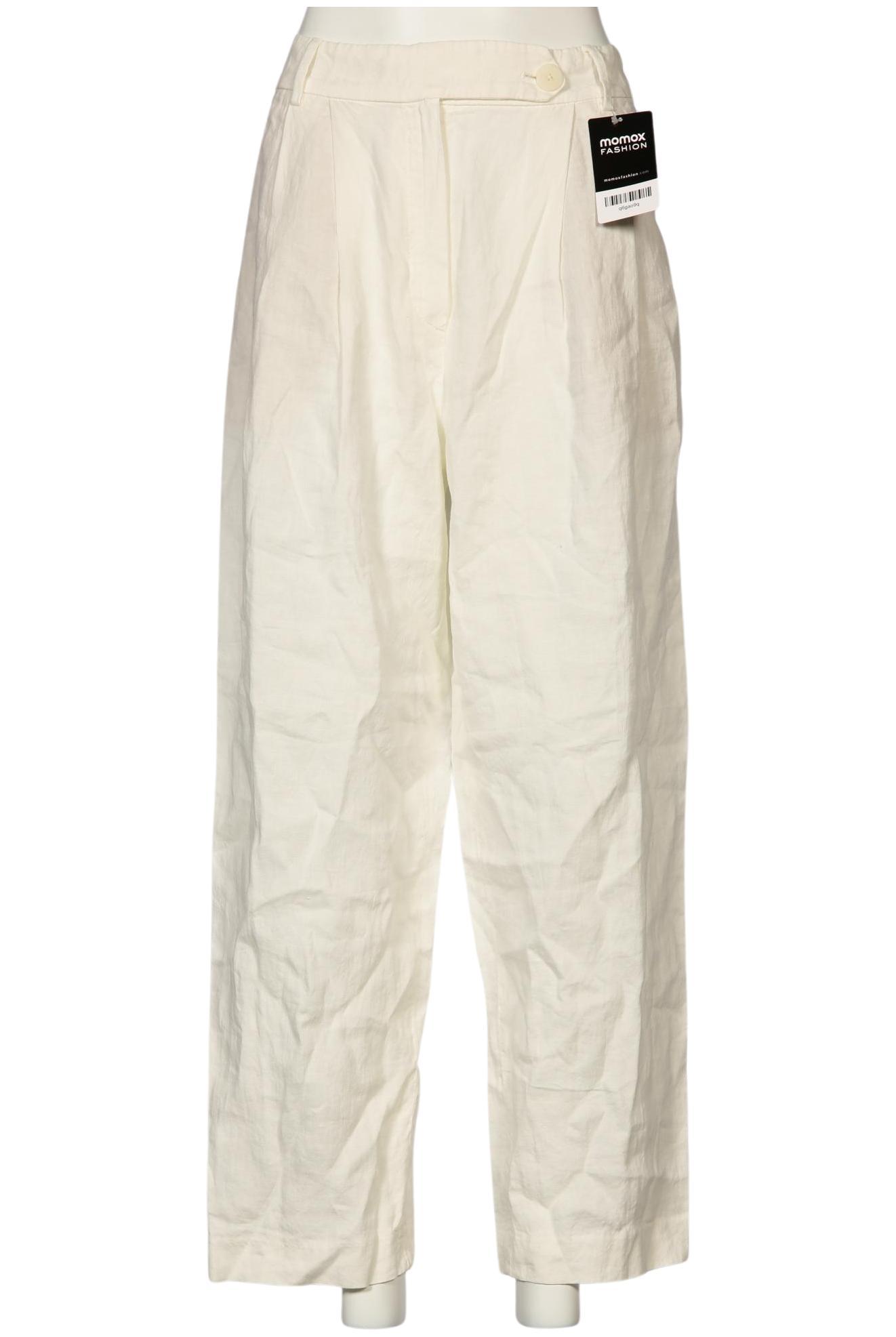 

Massimo Dutti Damen Stoffhose, cremeweiß, Gr. 38