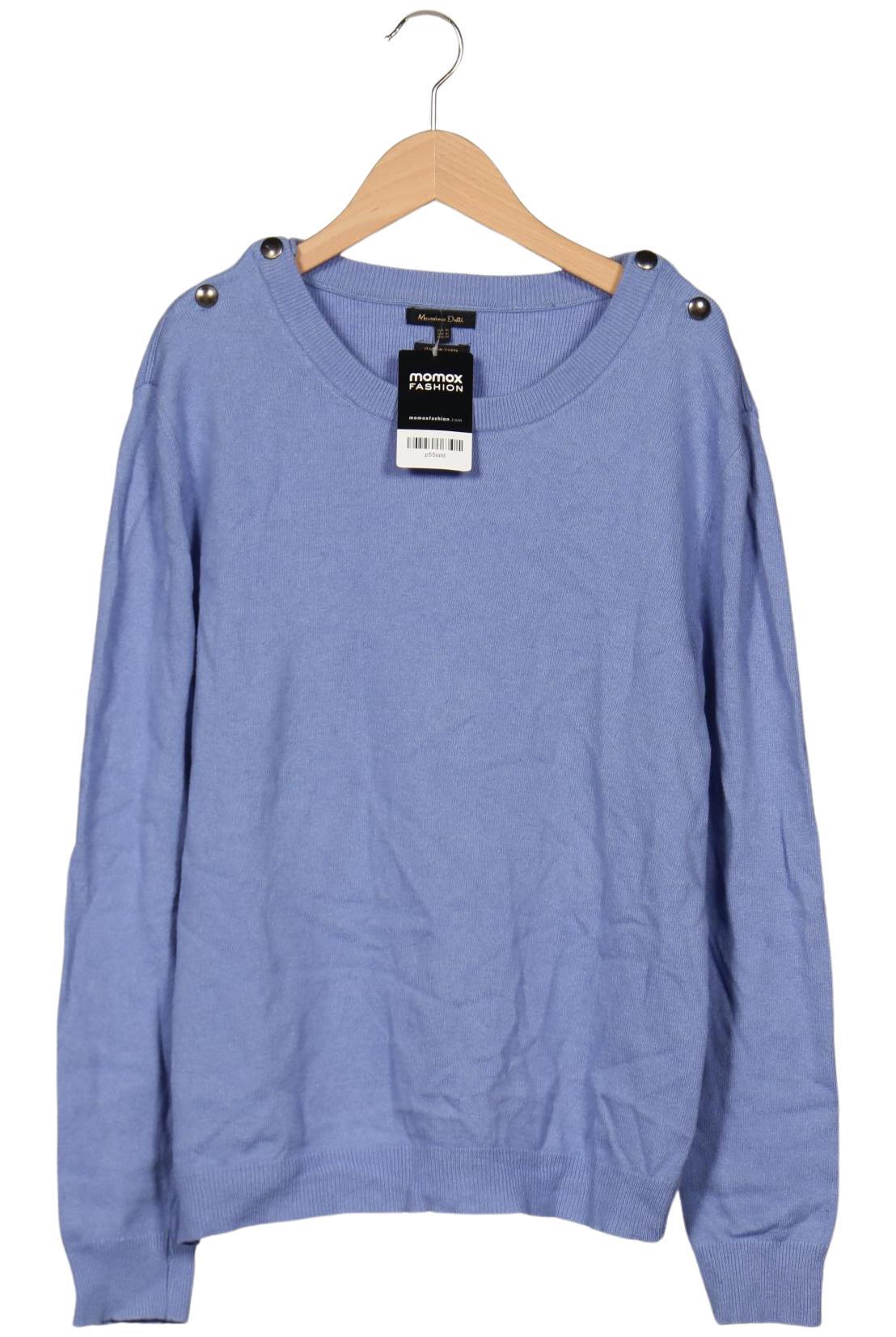 

Massimo Dutti Damen Pullover, blau, Gr. 44