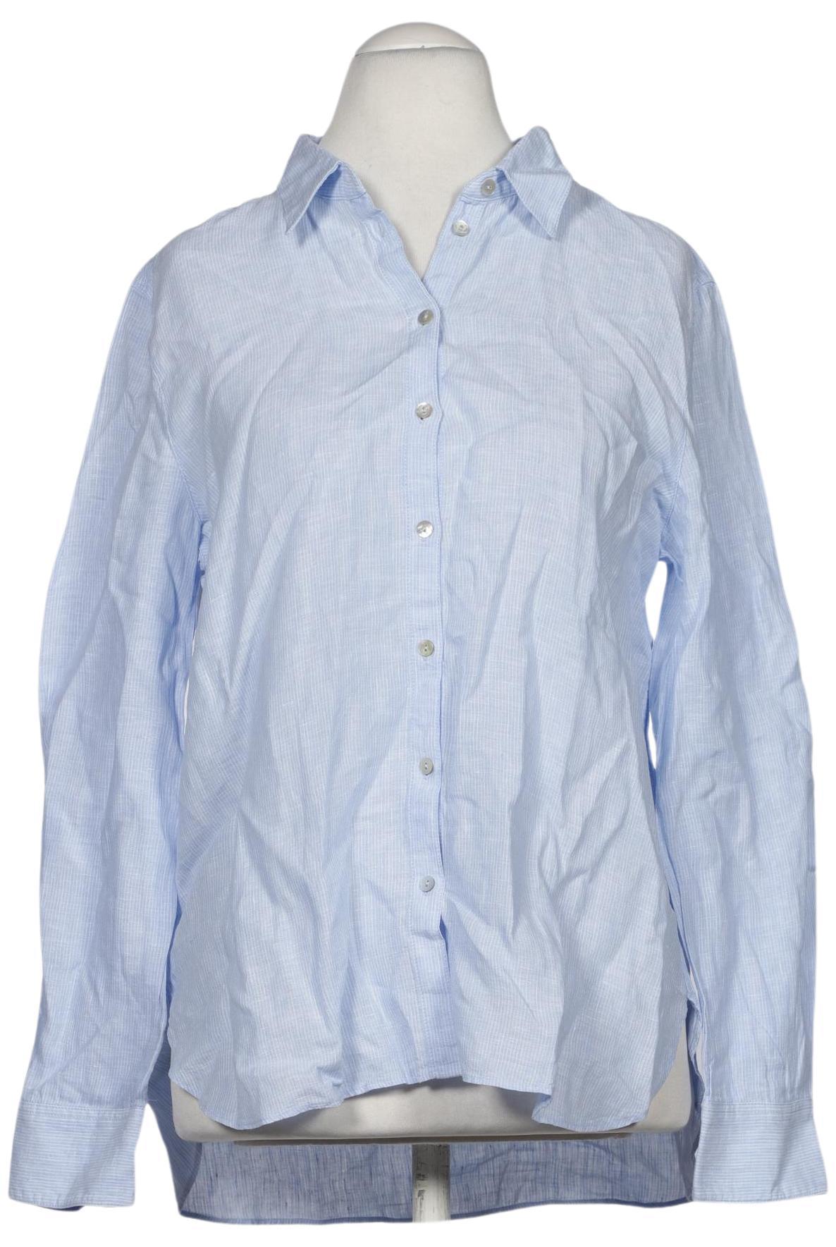 

Massimo Dutti Damen Bluse, blau, Gr. 40