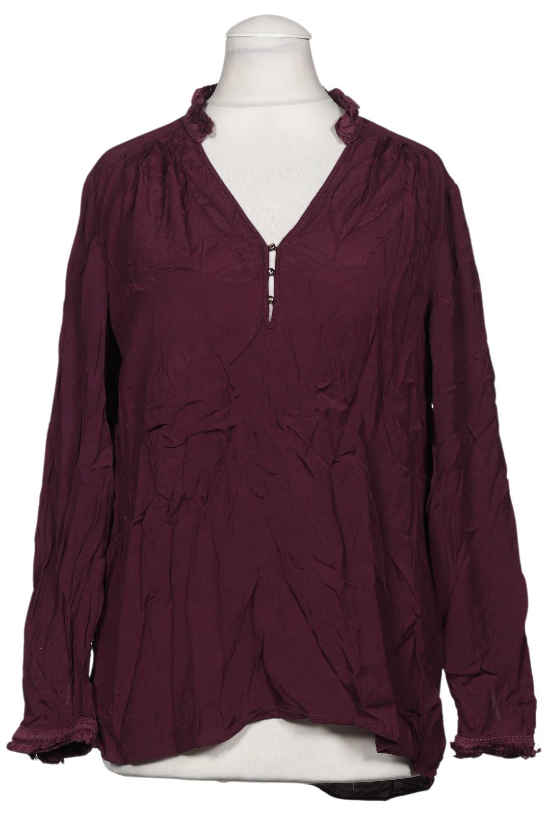 

Massimo Dutti Damen Bluse, bordeaux, Gr. 38