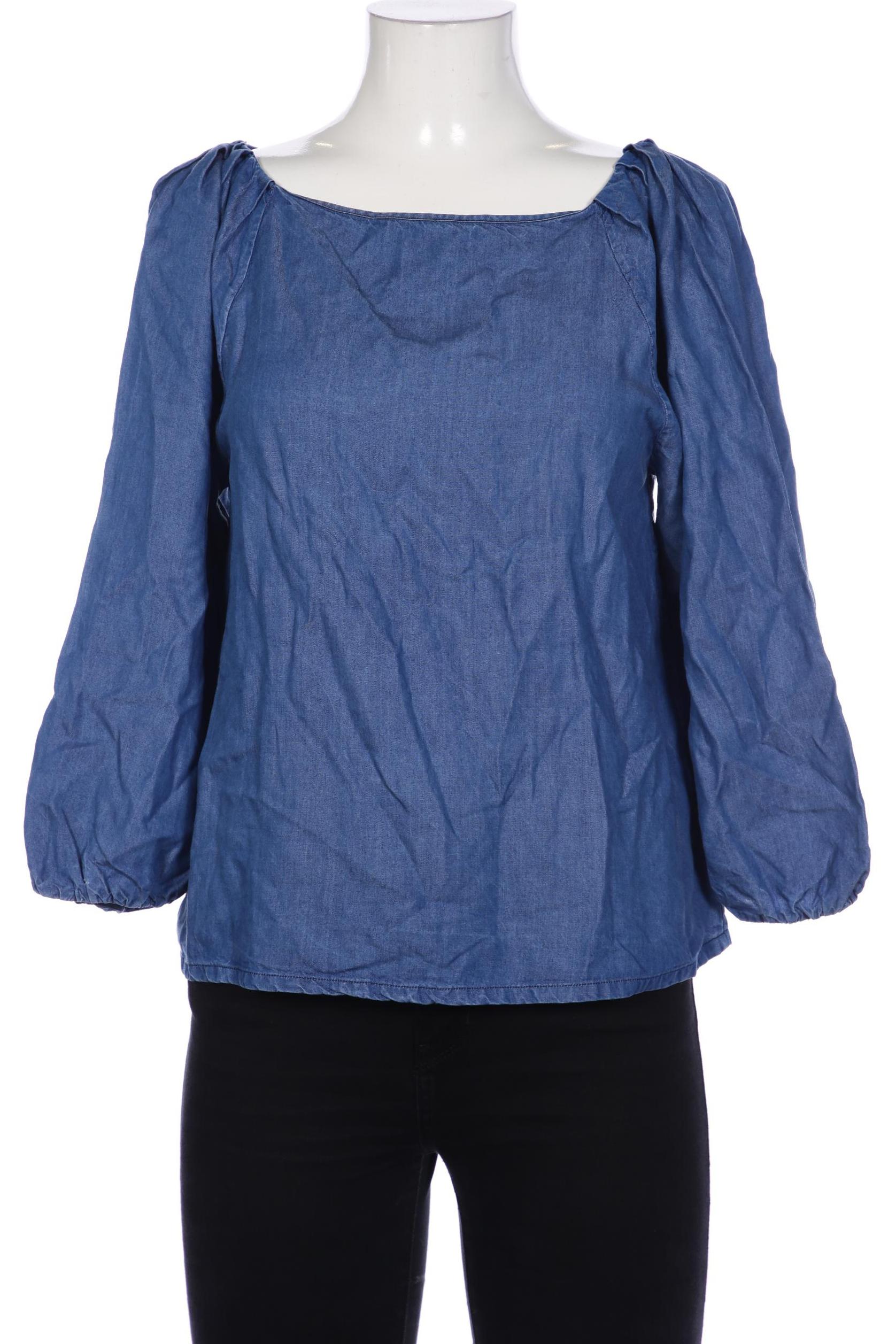

Massimo Dutti Damen Bluse, blau, Gr. 38