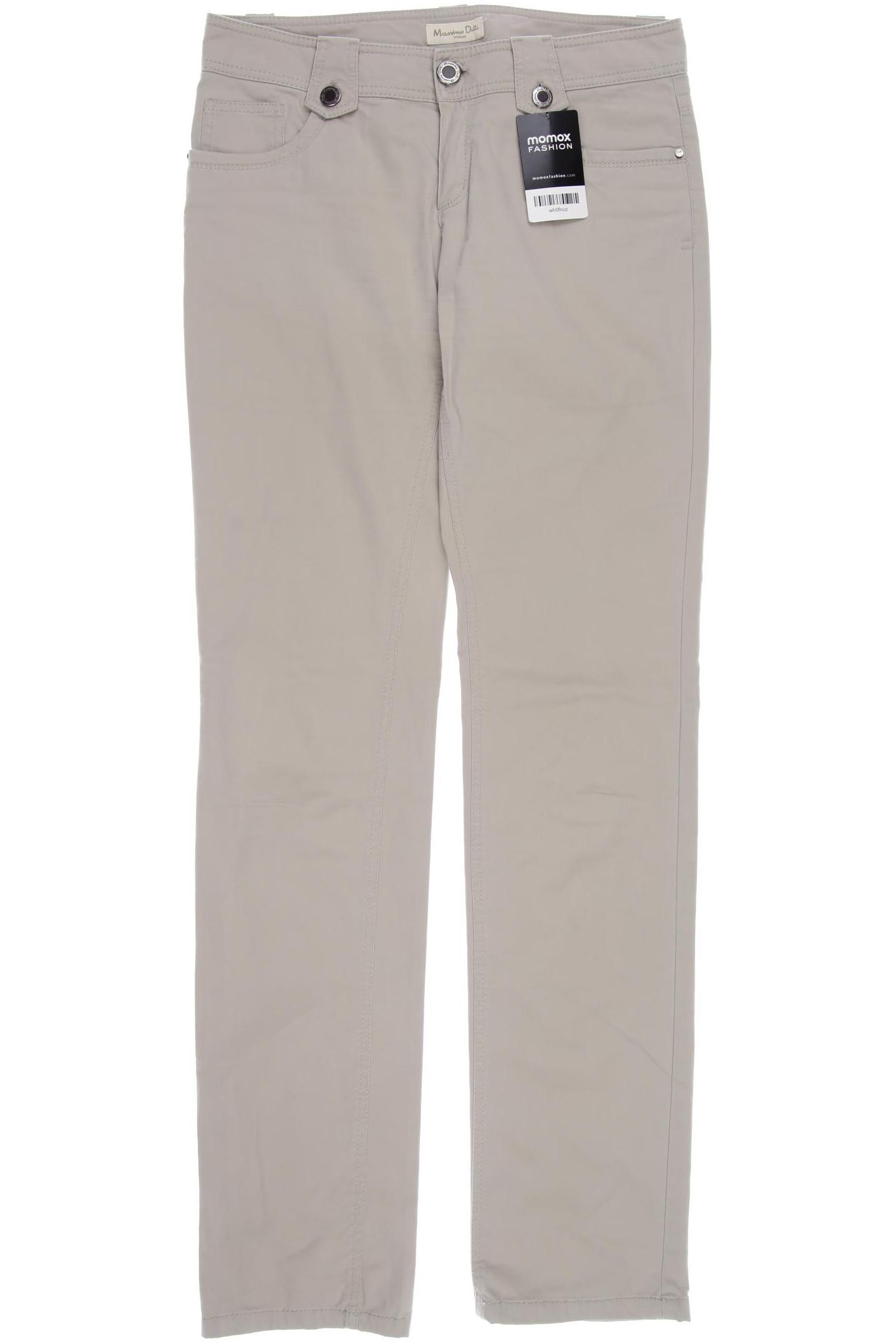 

Massimo Dutti Damen Stoffhose, cremeweiß, Gr. 36