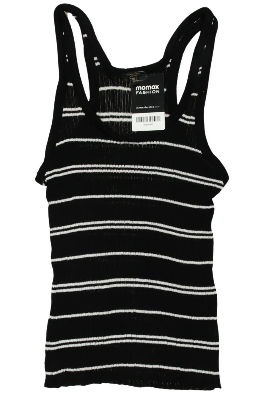 

Massimo Dutti Damen Top, schwarz, Gr. 42