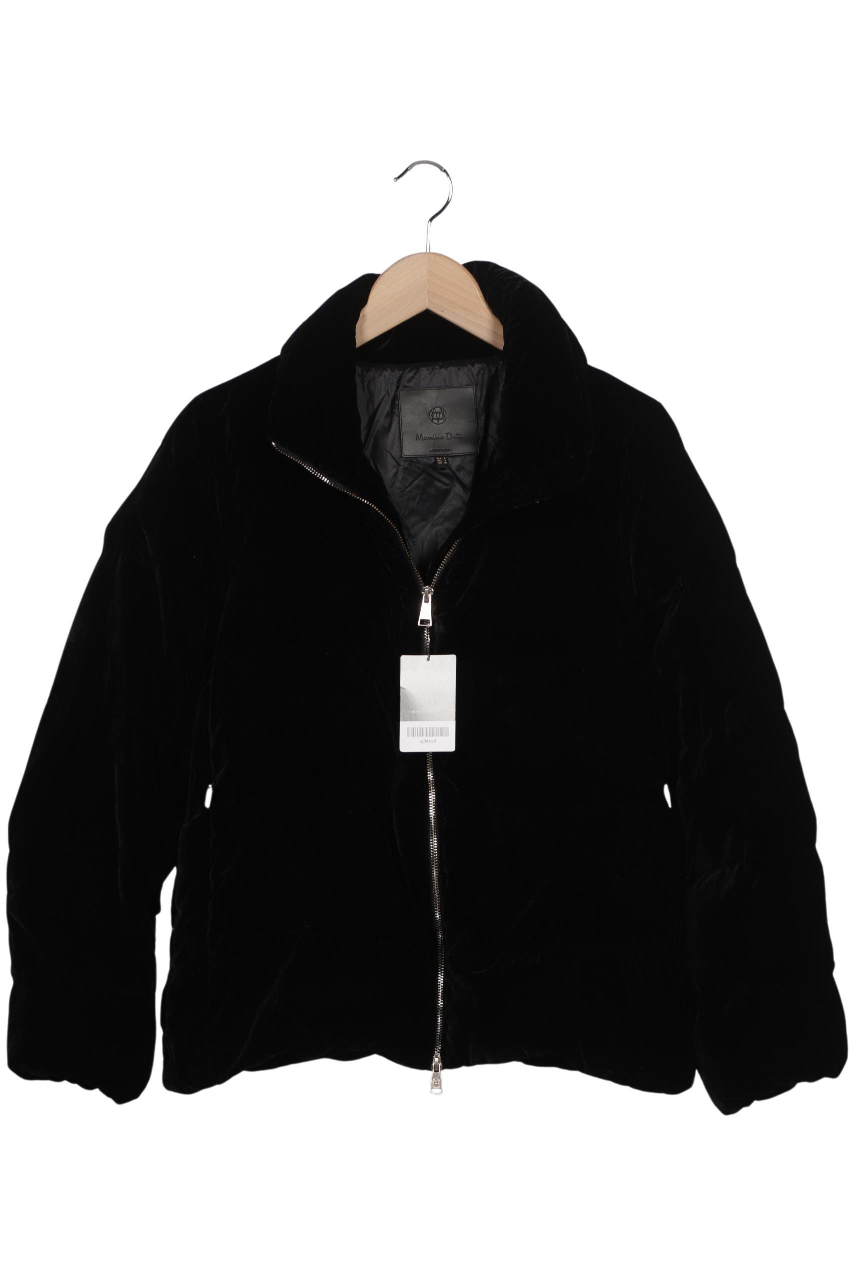 

Massimo Dutti Damen Jacke, schwarz, Gr. 36