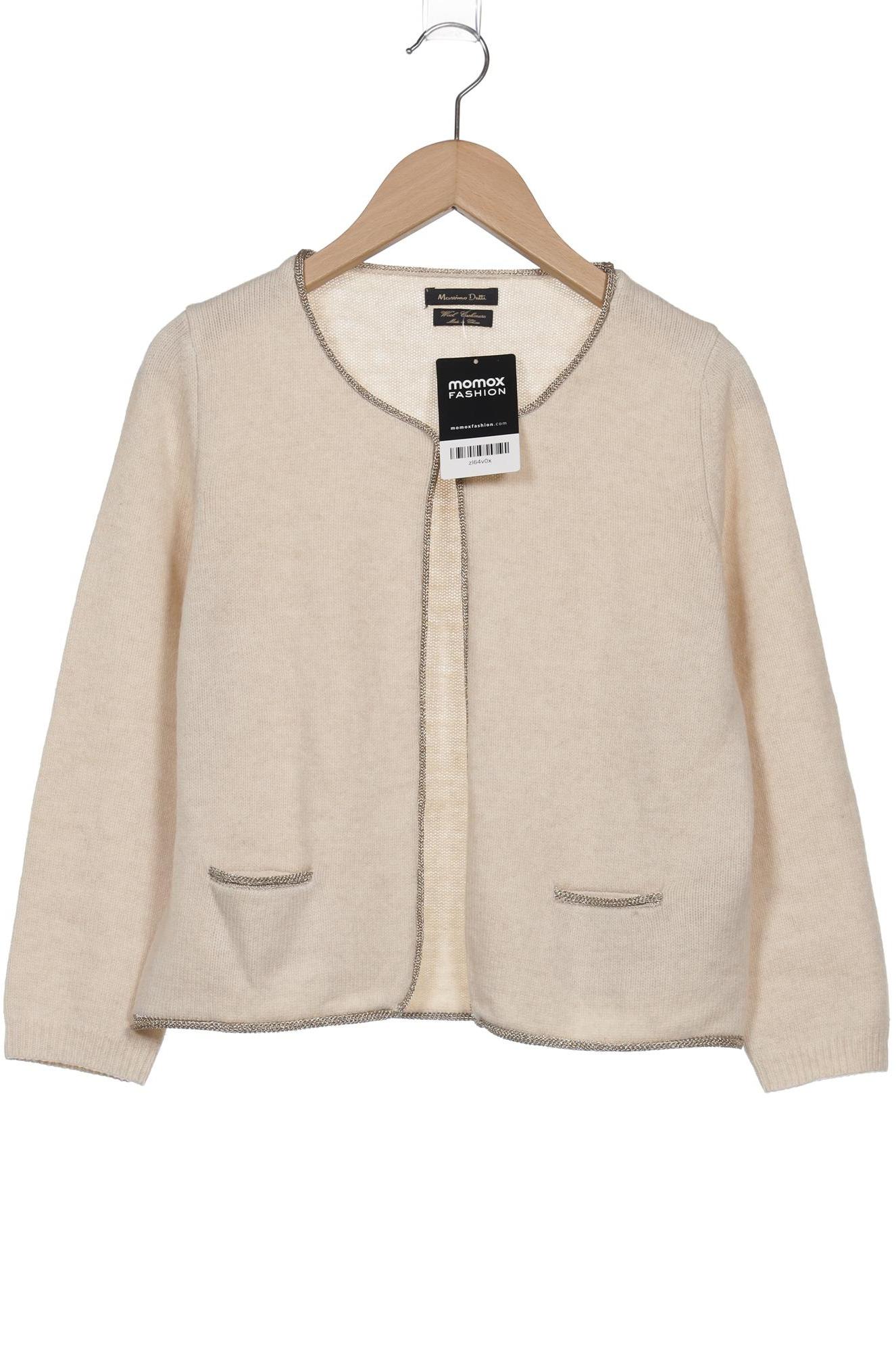 

Massimo Dutti Damen Strickjacke, beige, Gr. 36