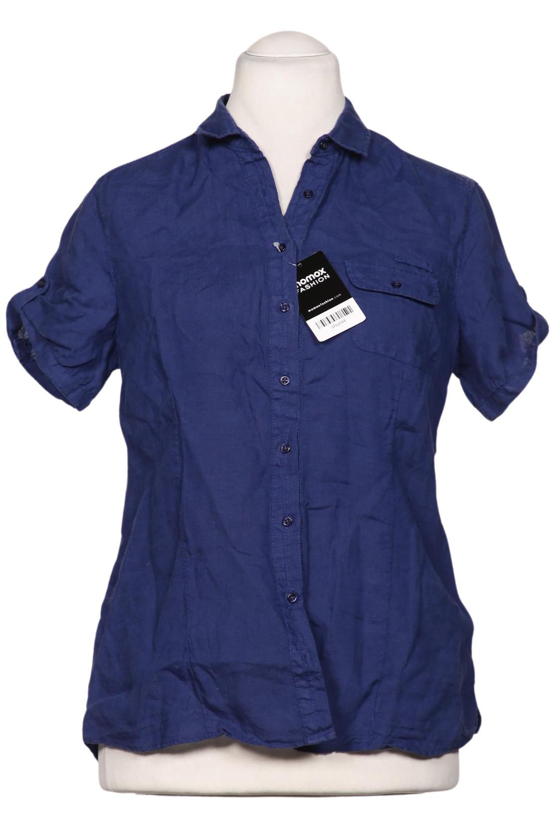 

Massimo Dutti Damen Bluse, marineblau, Gr. 42