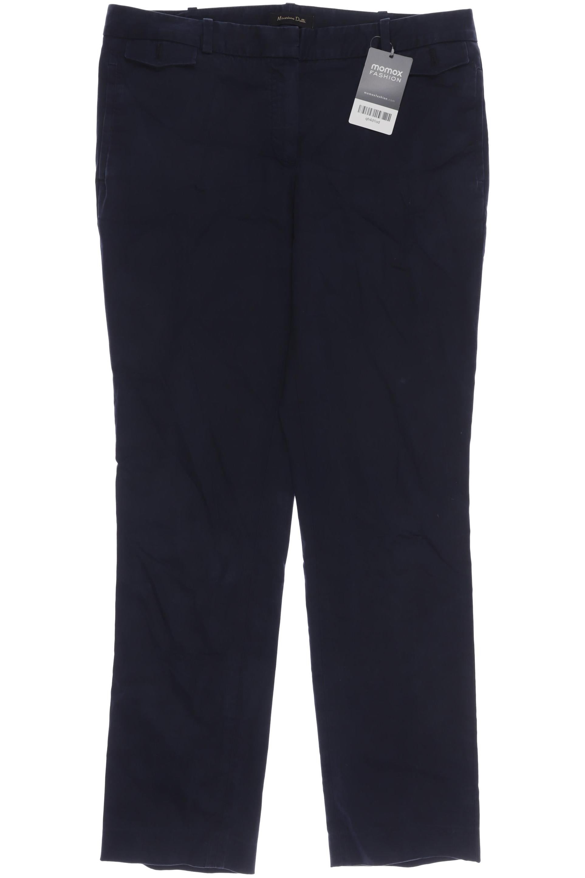 

Massimo Dutti Damen Stoffhose, marineblau, Gr. 40