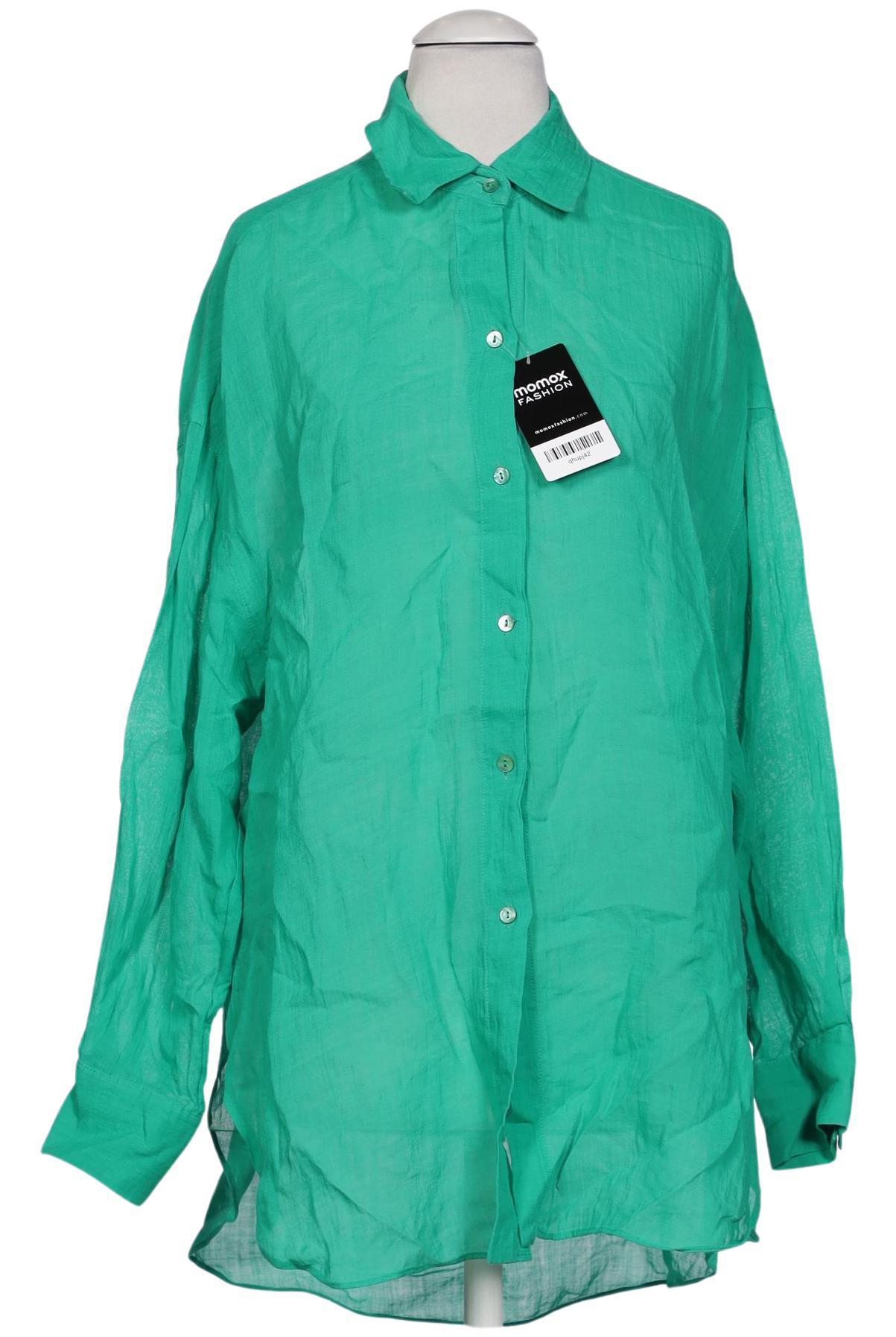 

Massimo Dutti Damen Bluse, grün, Gr. 34