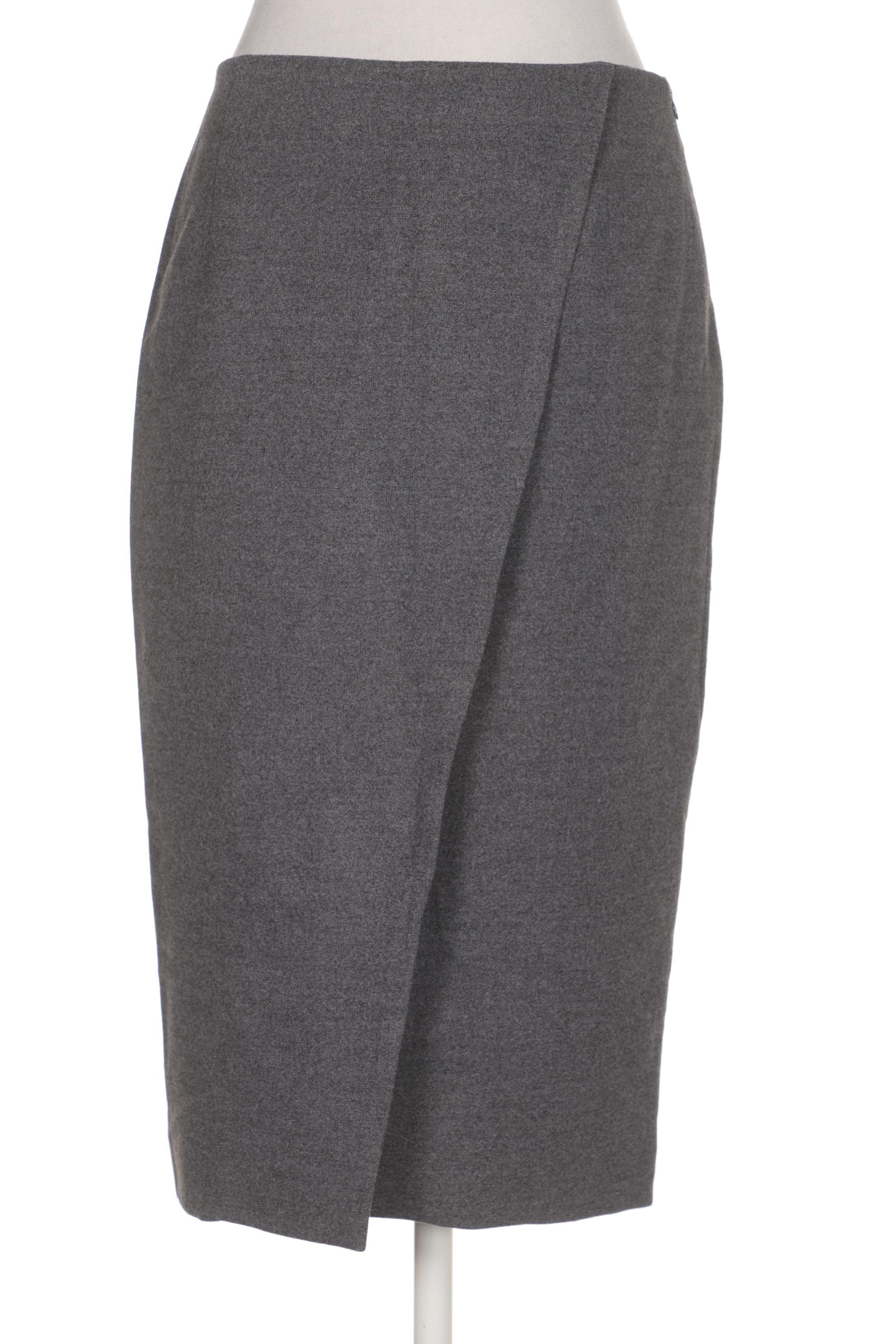 

Massimo Dutti Damen Rock, grau, Gr. 38