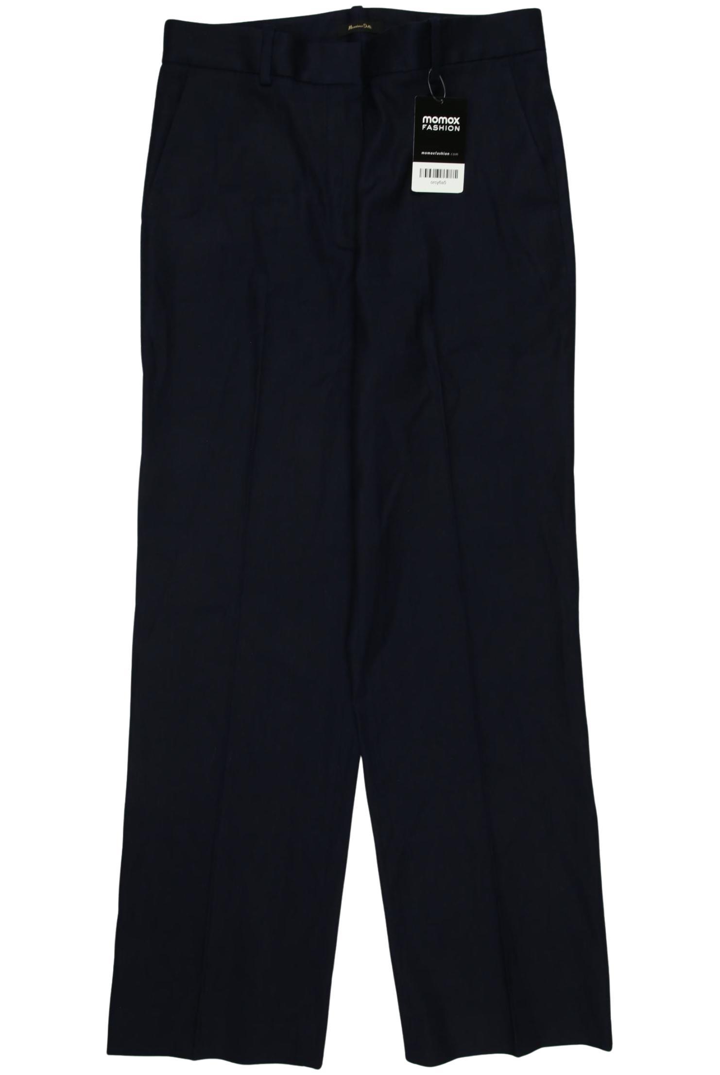 

Massimo Dutti Damen Stoffhose, marineblau, Gr. 38