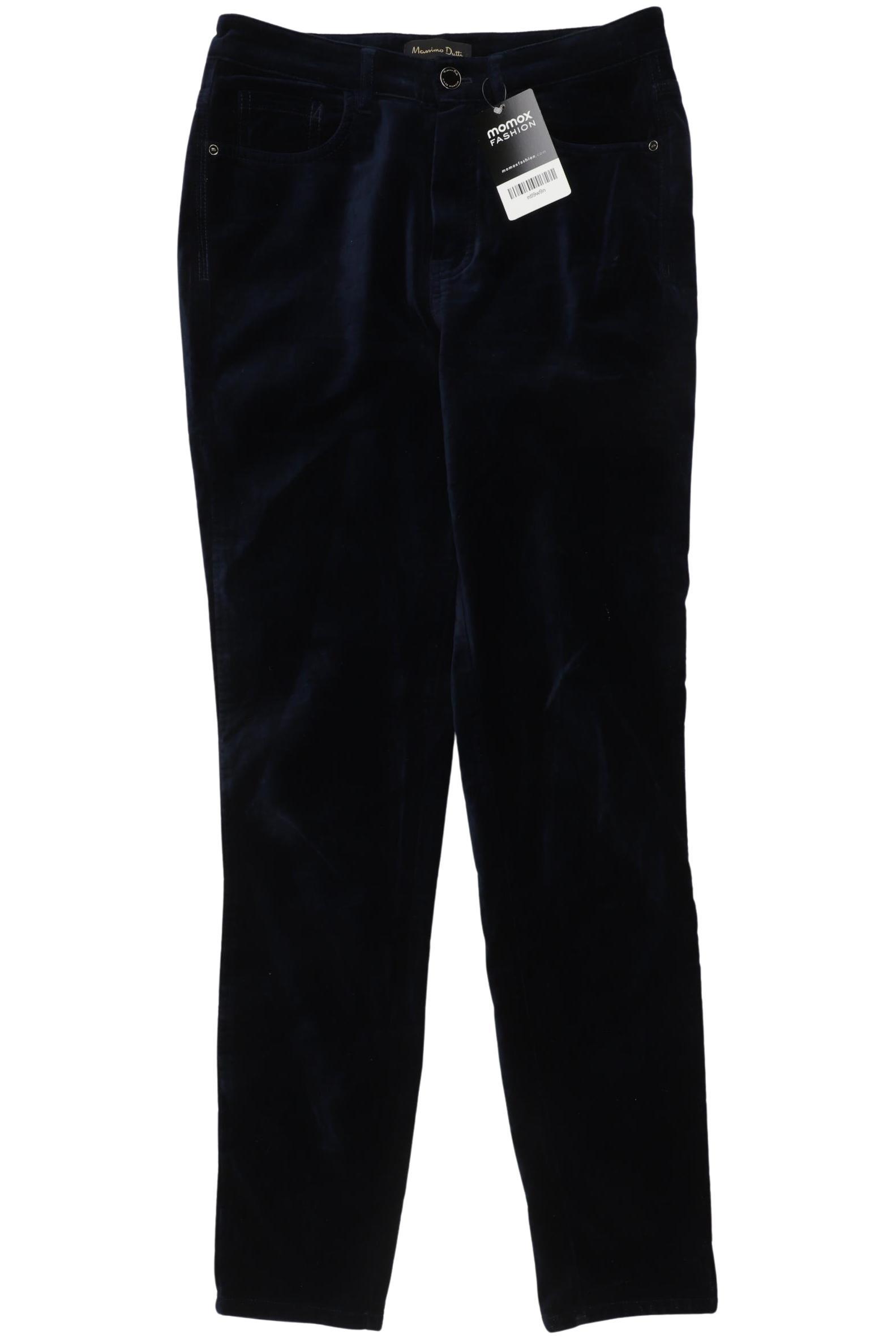 

Massimo Dutti Damen Stoffhose, marineblau, Gr. 36
