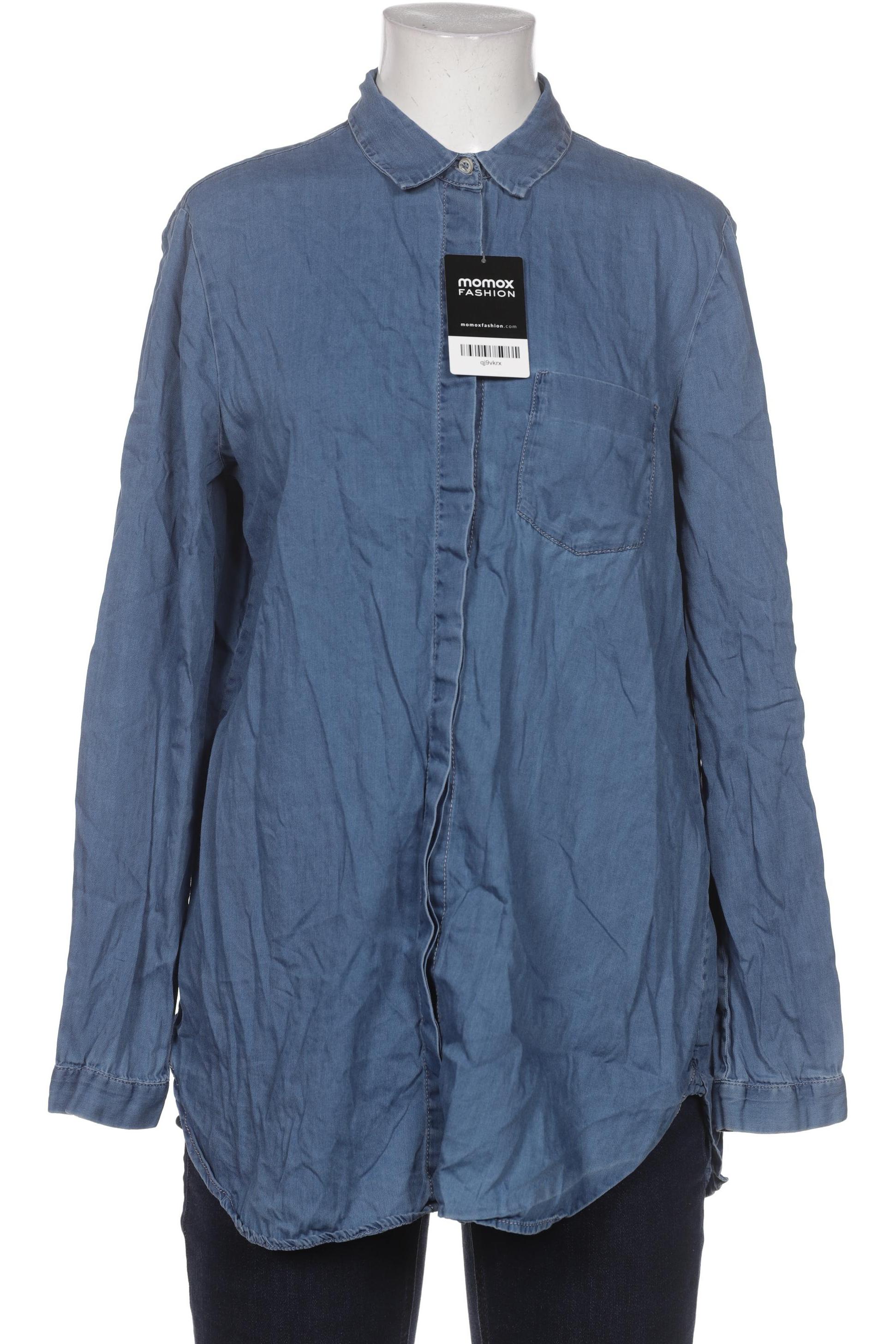 

Massimo Dutti Damen Bluse, blau, Gr. 40