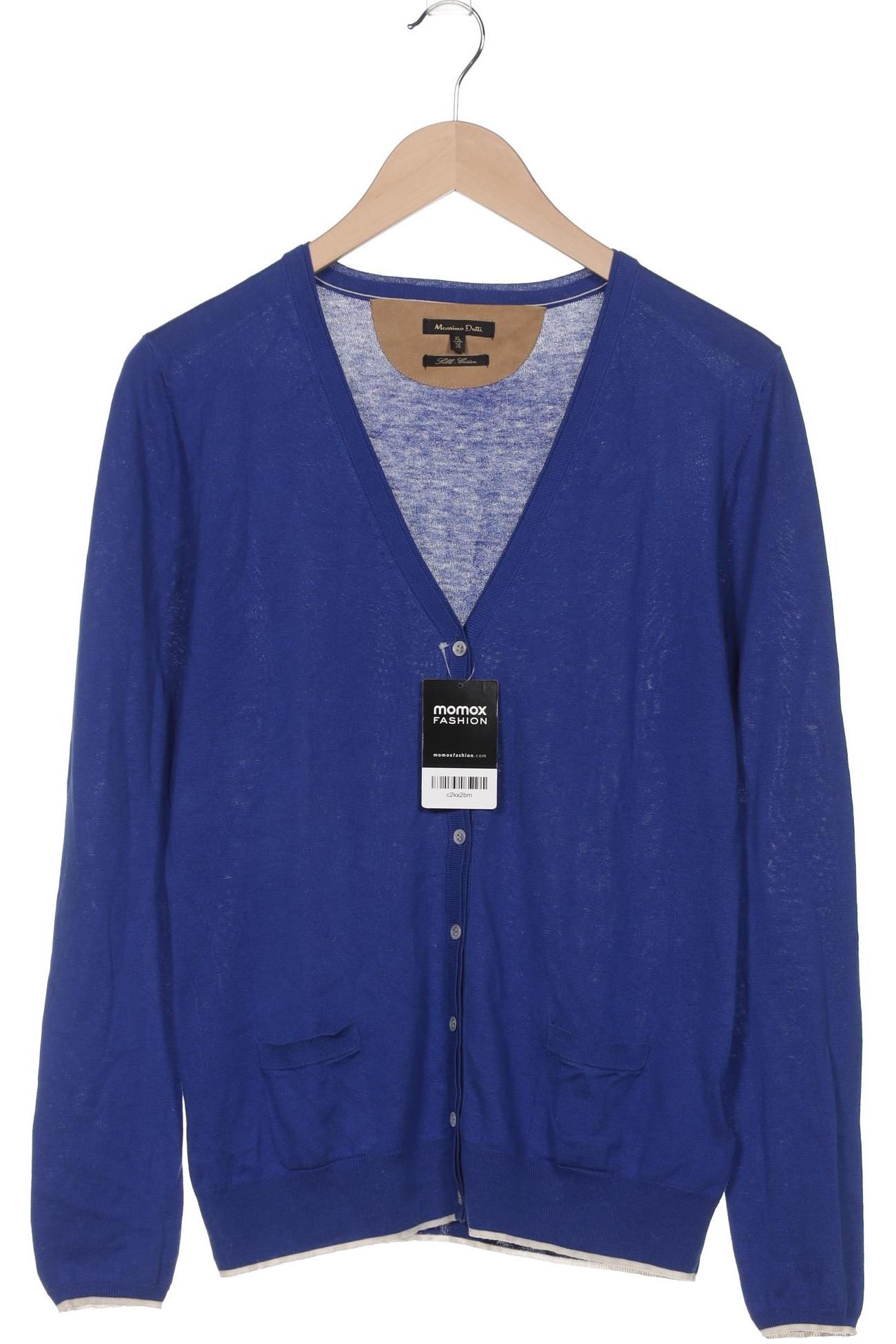 

Massimo Dutti Damen Strickjacke, marineblau, Gr. 36