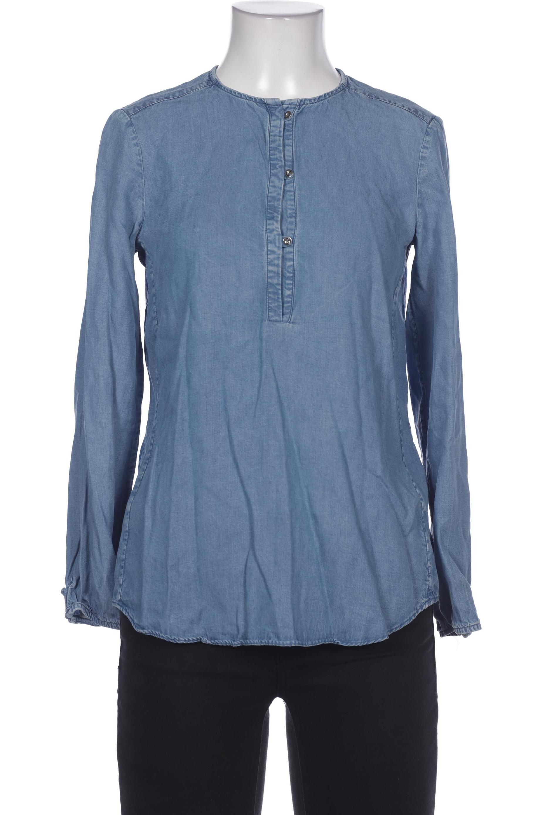 

Massimo Dutti Damen Bluse, blau, Gr. 36