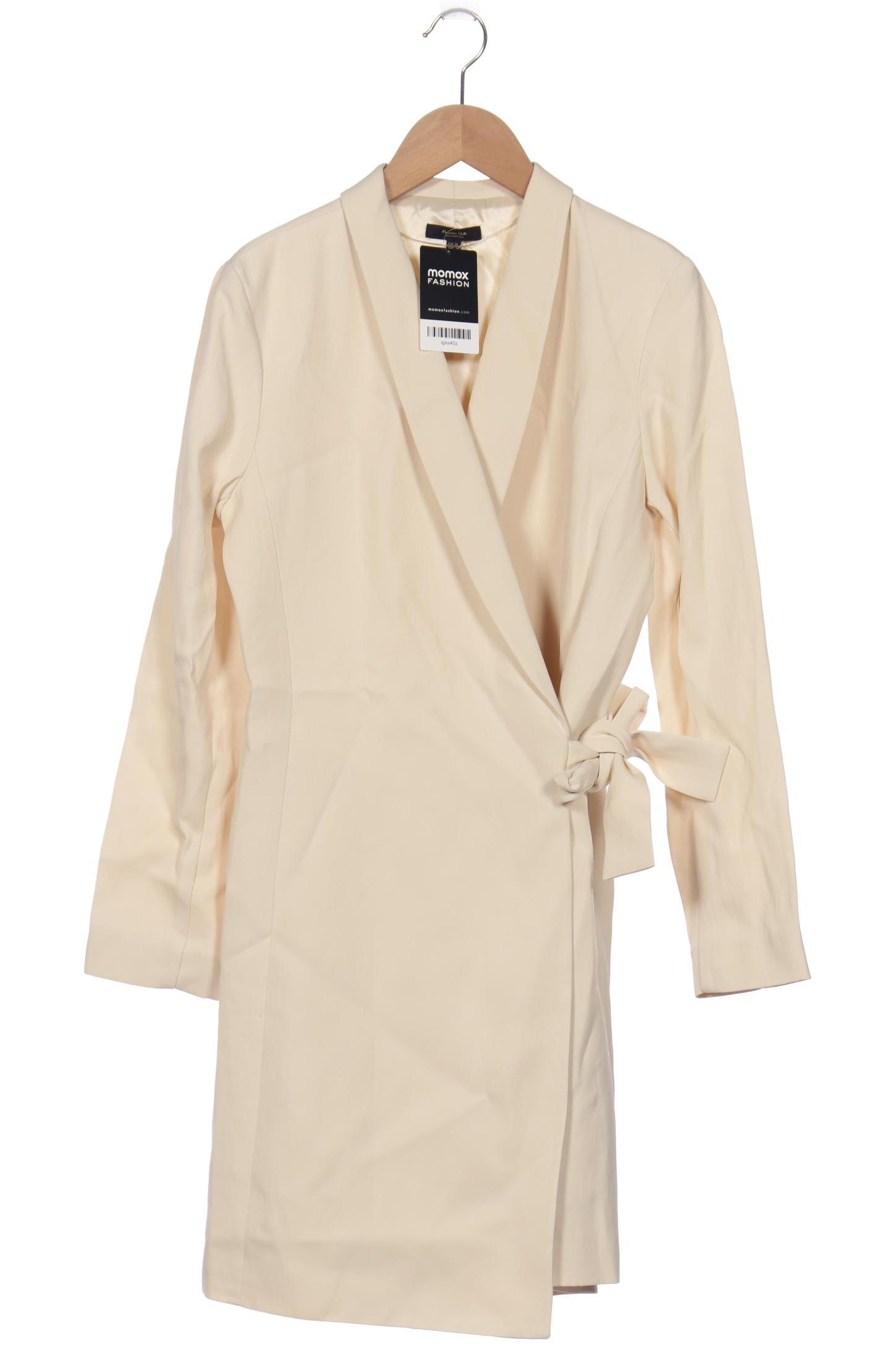 

Massimo Dutti Damen Mantel, cremeweiß, Gr. 38
