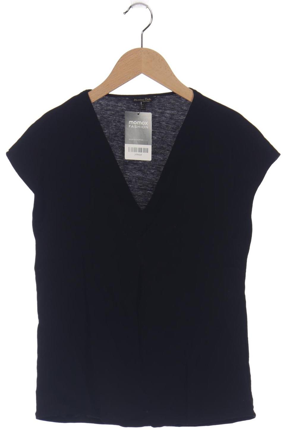 

Massimo Dutti Damen T-Shirt, schwarz, Gr. 36