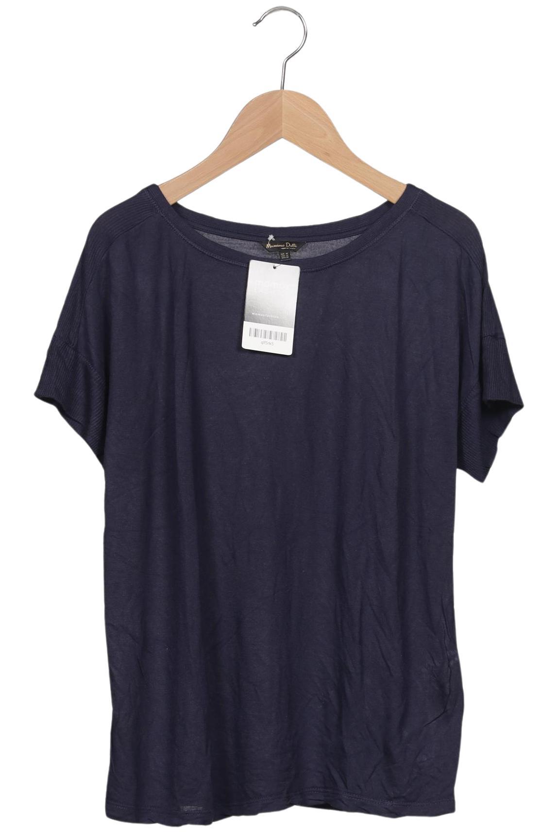 

Massimo Dutti Damen T-Shirt, marineblau, Gr. 38