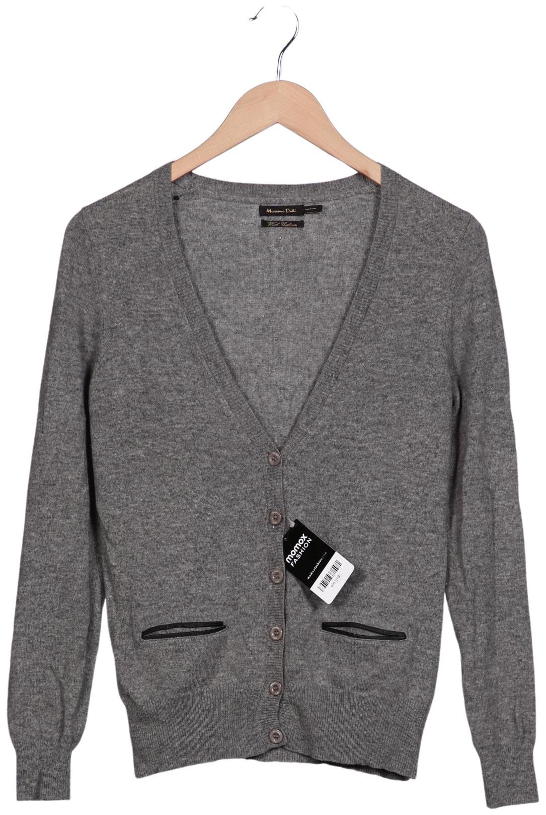 

Massimo Dutti Damen Strickjacke, grau, Gr. 38