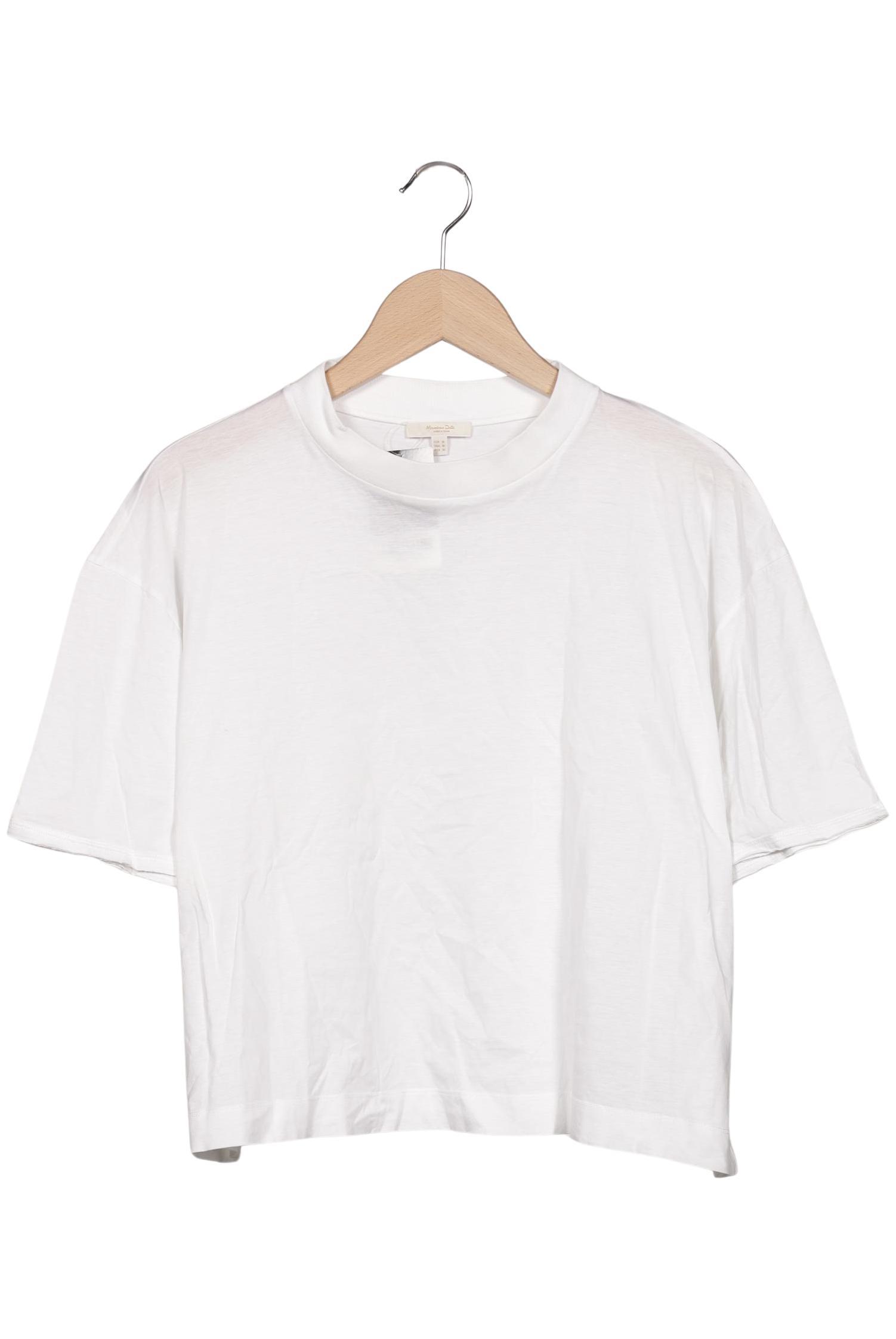 

Massimo Dutti Damen T-Shirt, weiß, Gr. 38