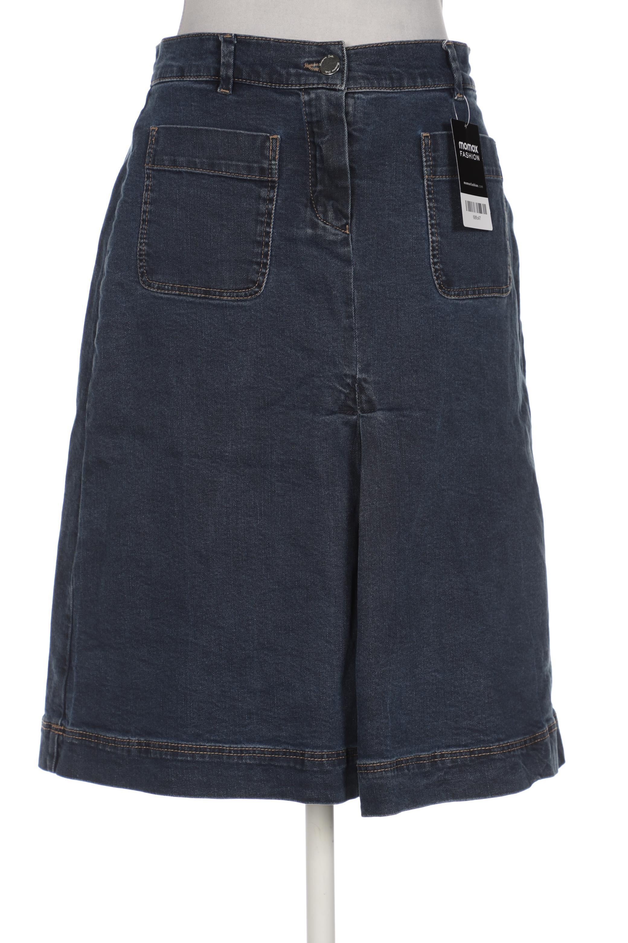 

Massimo Dutti Damen Rock, marineblau, Gr. 28